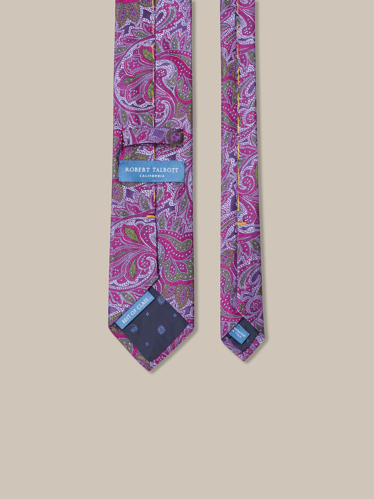 Robert Dotted Paisley Necktie