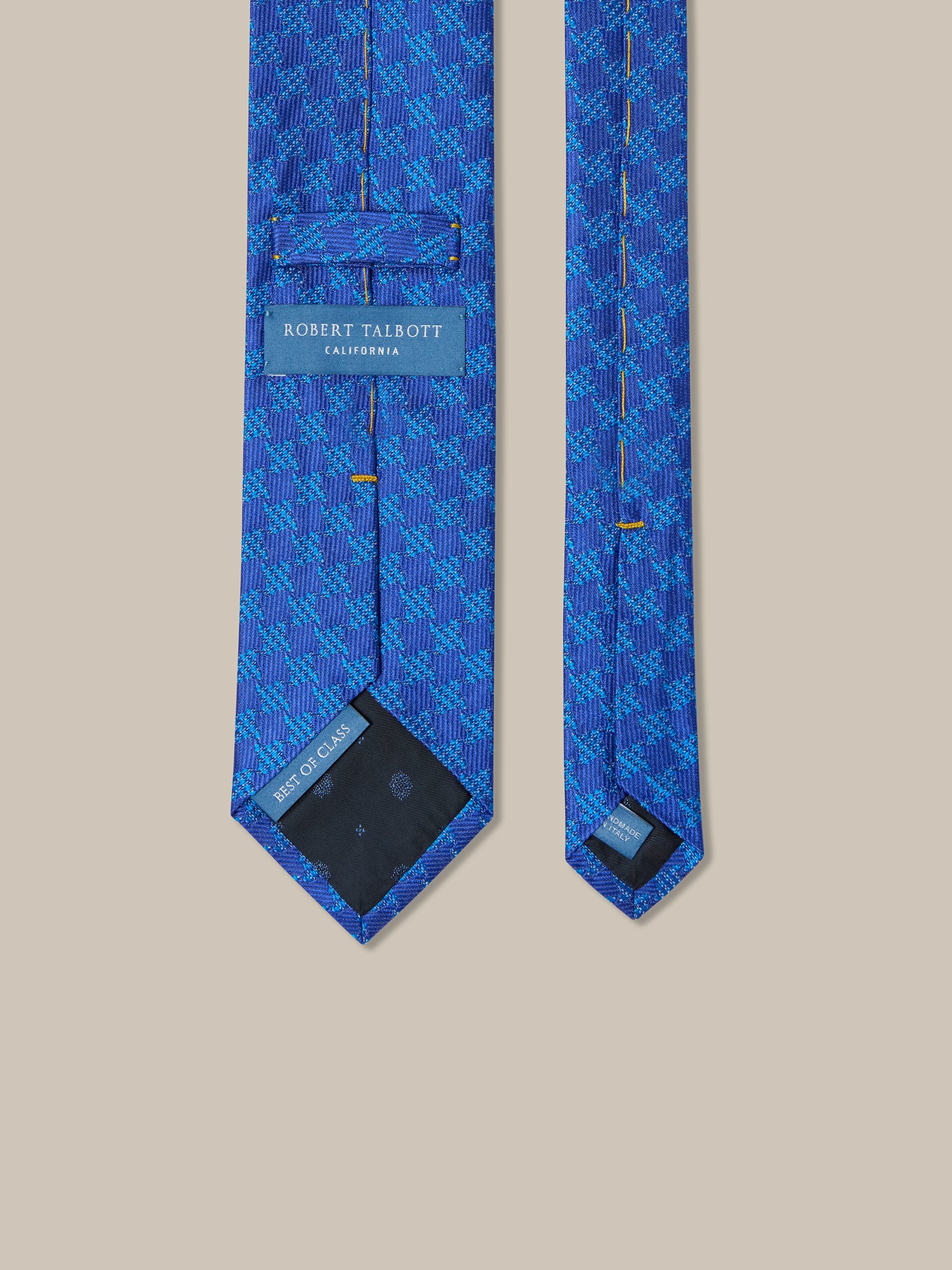 Robert Large Houndstooth Jacquard Best of Class Necktie