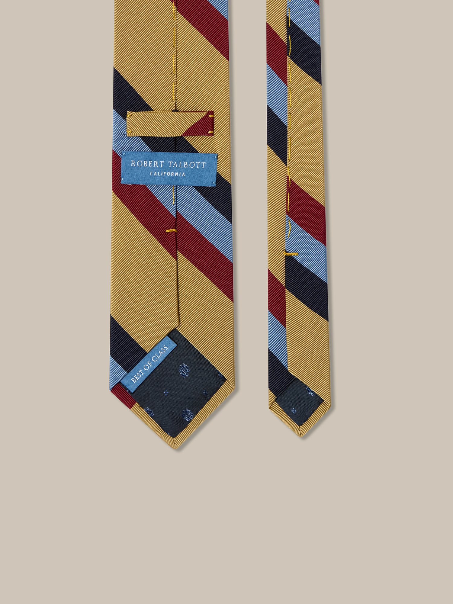 Robert Bold Silk Cotton Stripe Best of Class Necktie