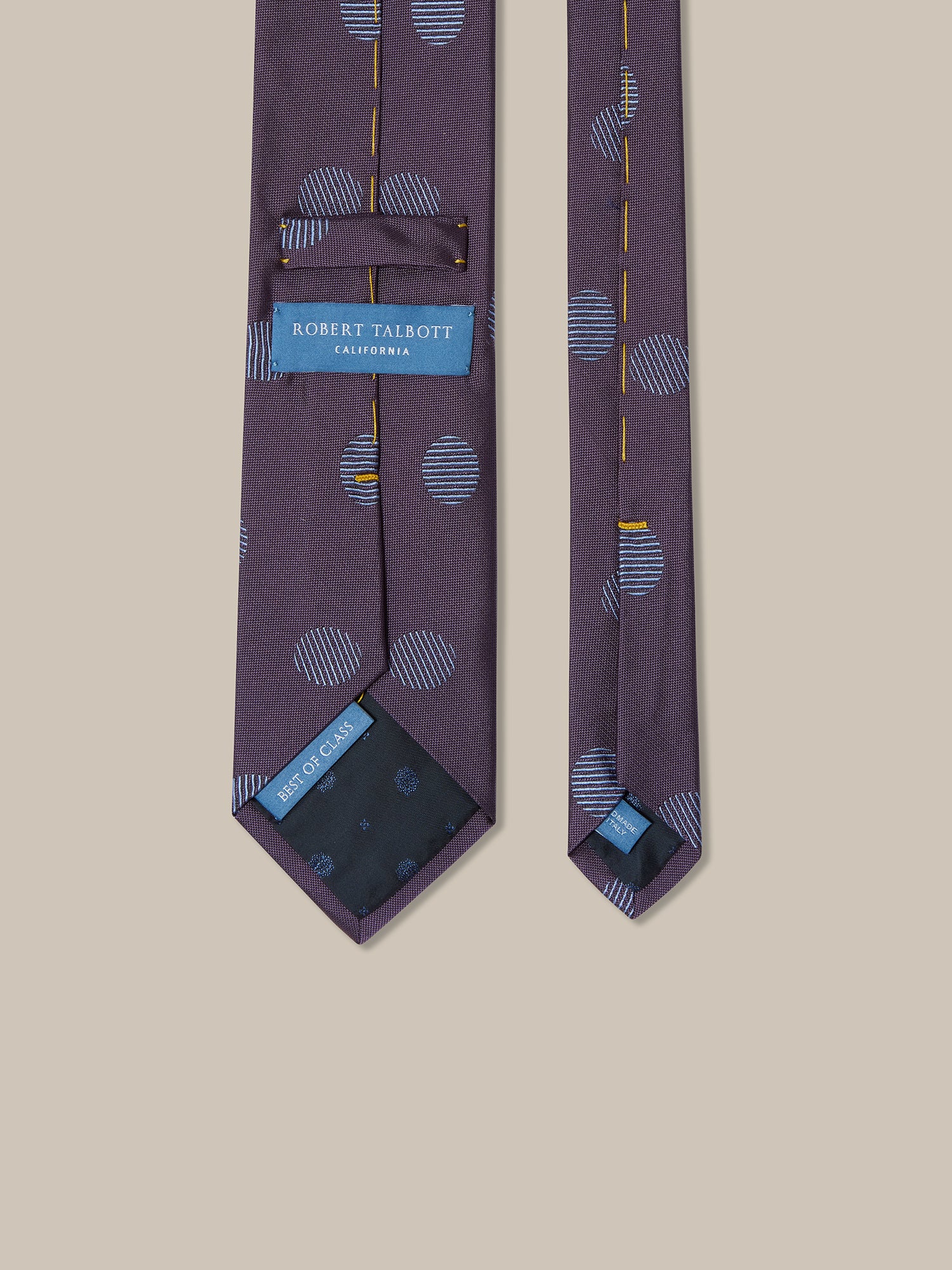 Robert Oval Geo Jacquard Best of Class Necktie