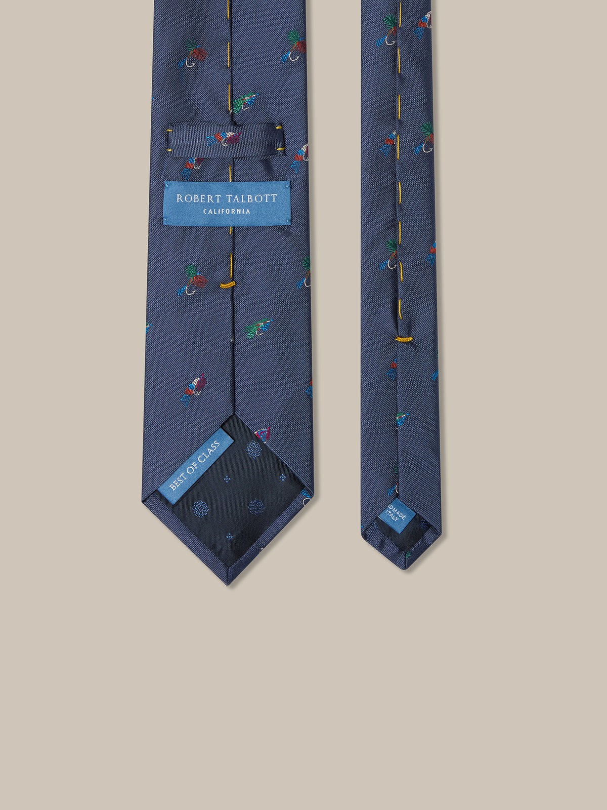 Robert Fishing Flies Best of Class Necktie