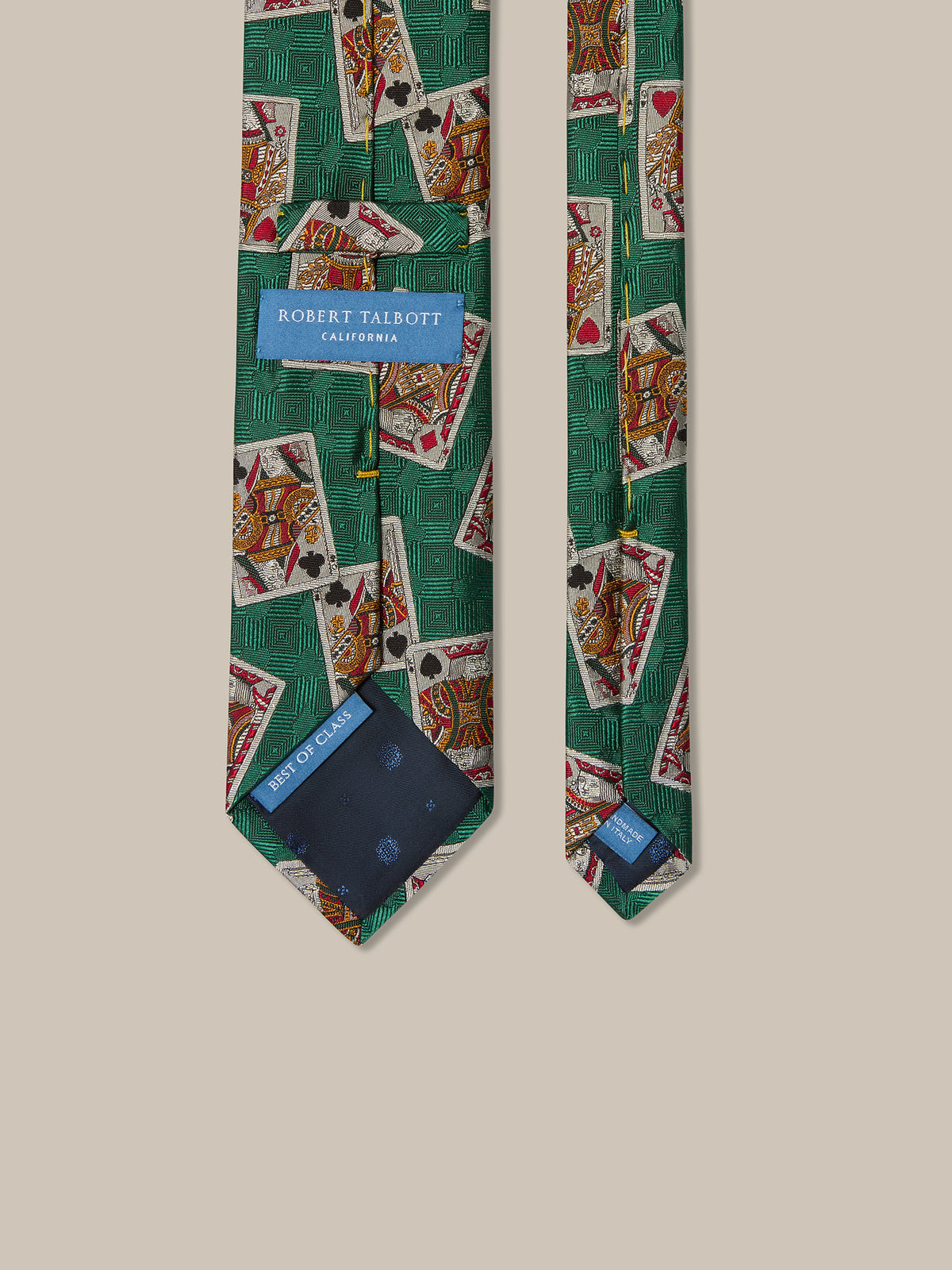 Robert Playing Cards Best of Class Necktie