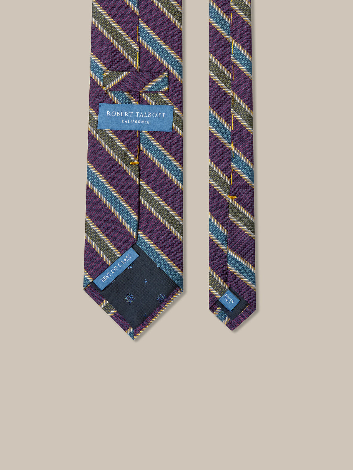 Robert Textured Stripe Best of Class Necktie