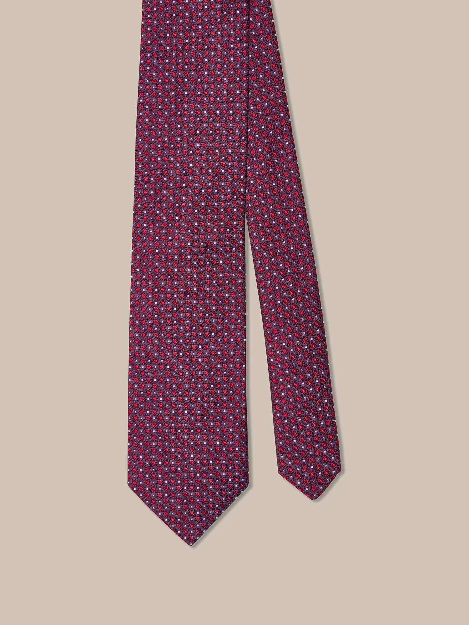 Robert Mini Flower Jacquard Best of Class Necktie