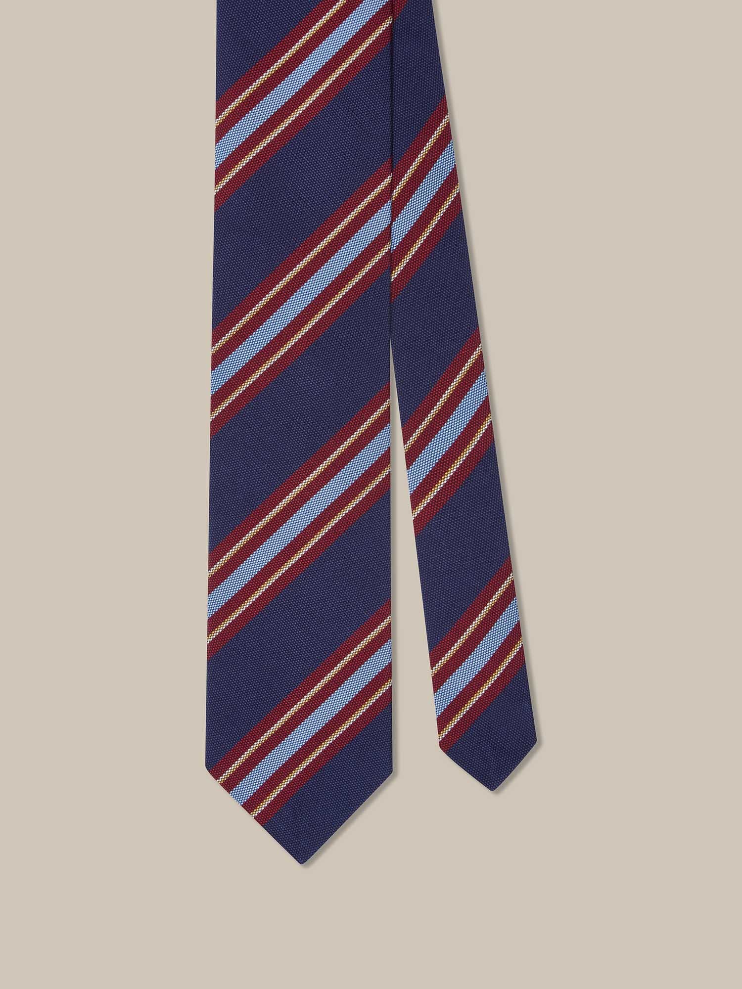 Robert Multi Bold Stripe Best of Class Necktie image