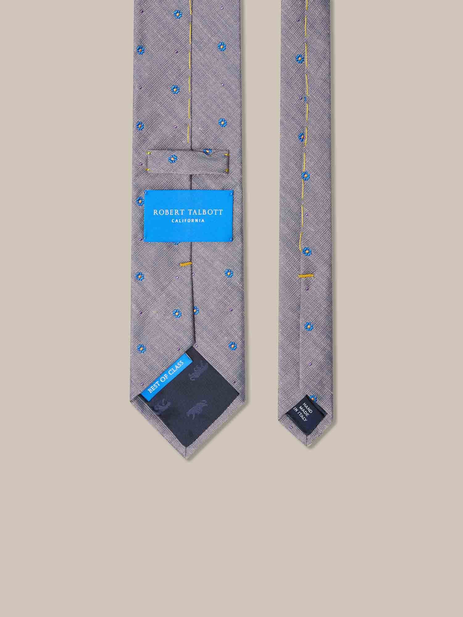 Robert Mini Flower Neat Best of Class Necktie image