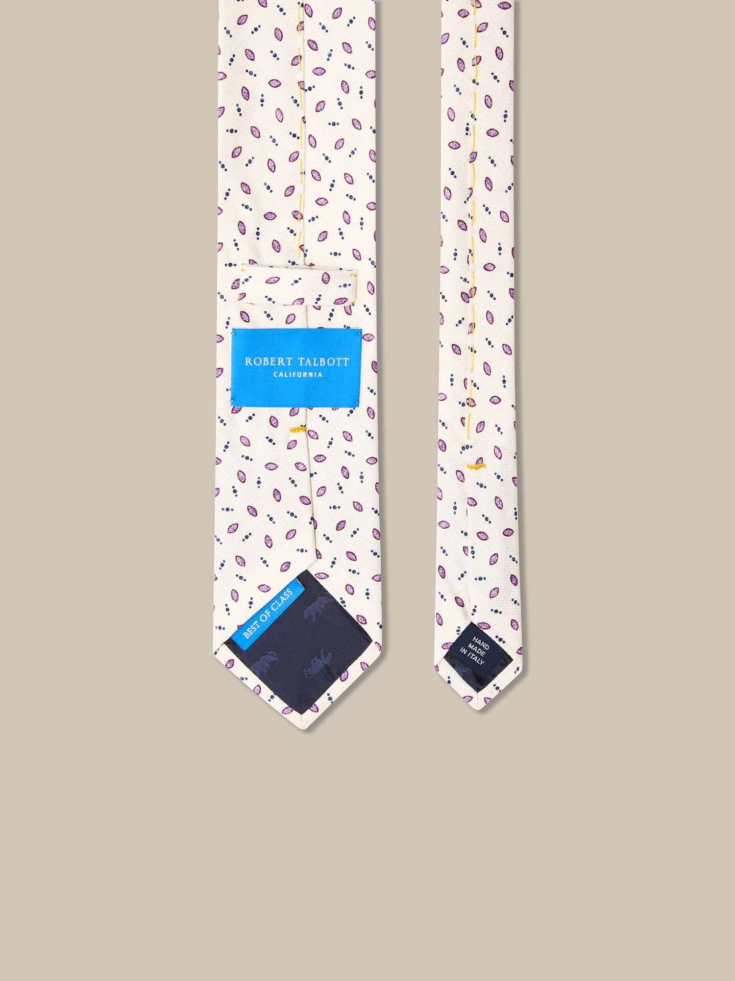 Robert Geometric Print Best of Class Necktie