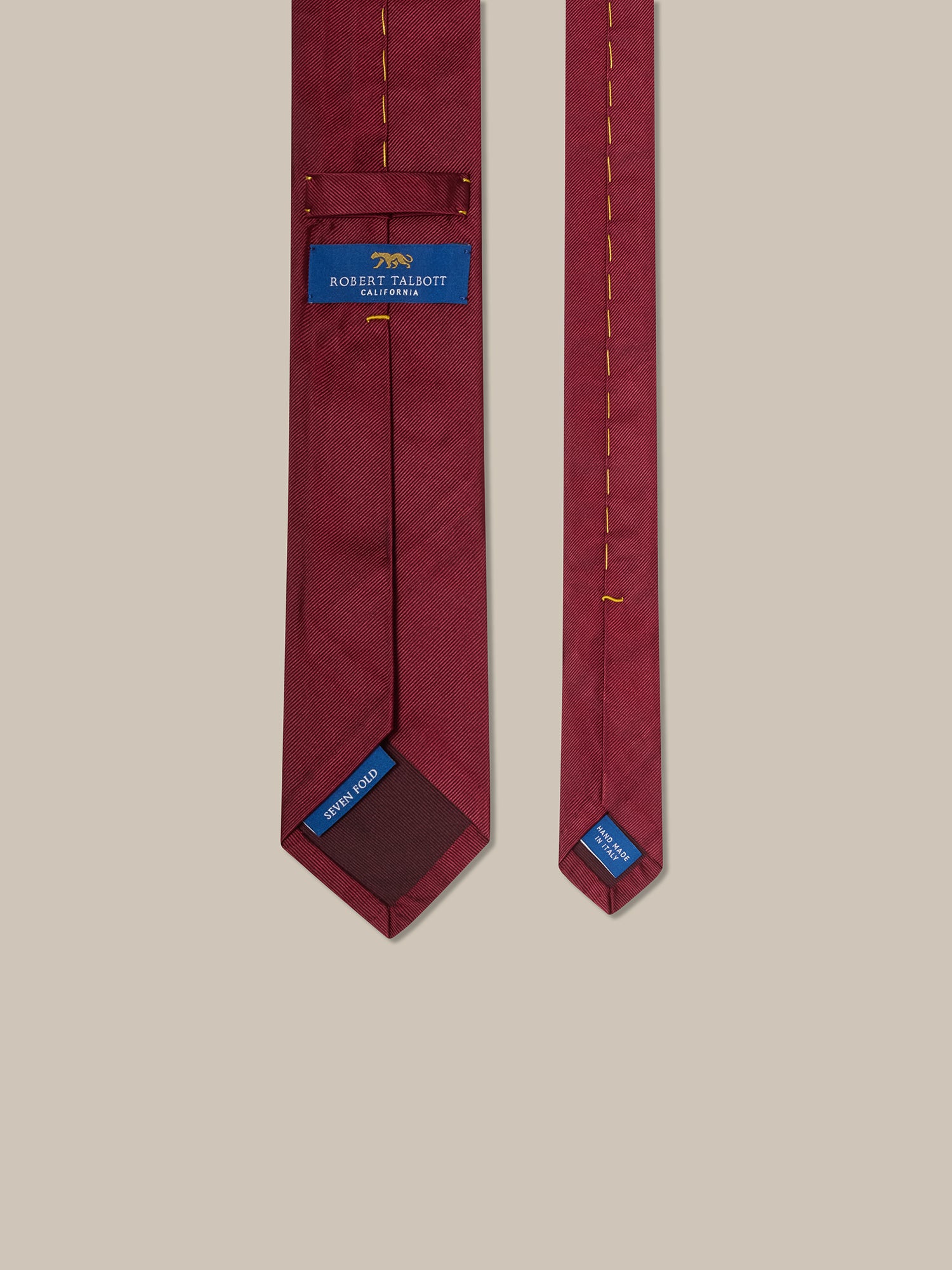 Newman 7 Fold Solid Silk Necktie image
