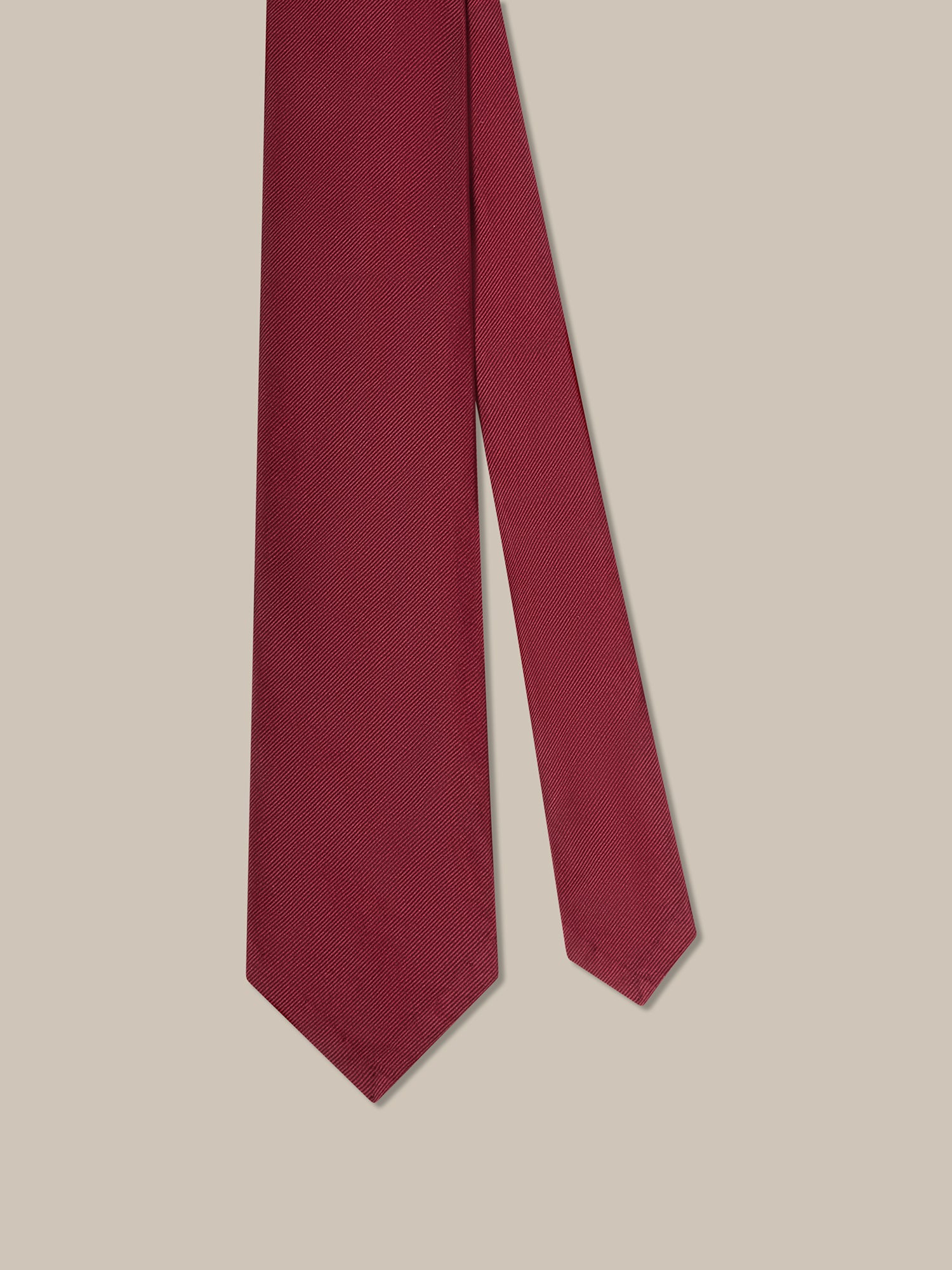 Newman 7 Fold Solid Silk Necktie