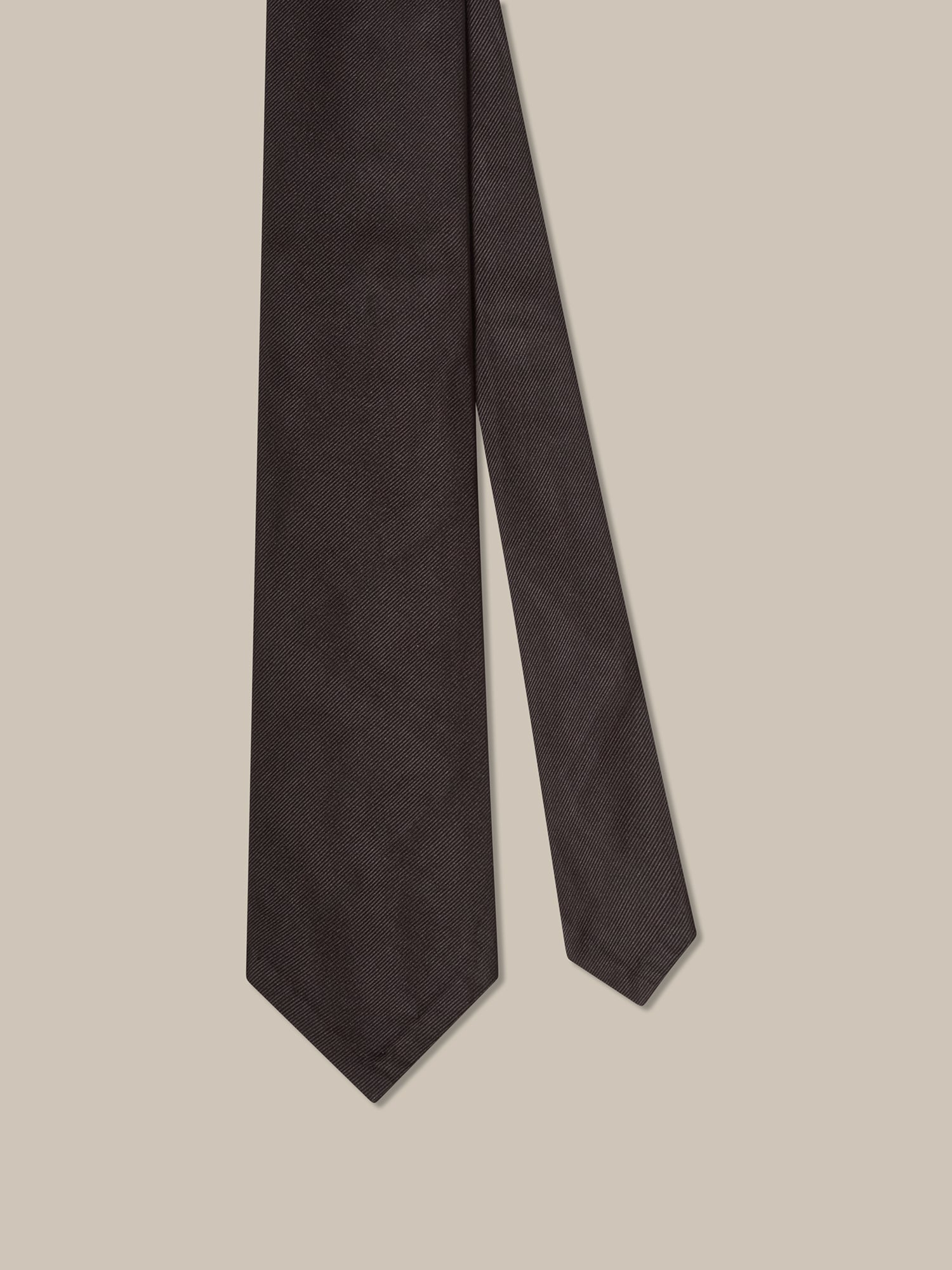 Newman 7 Fold Solid Silk Necktie