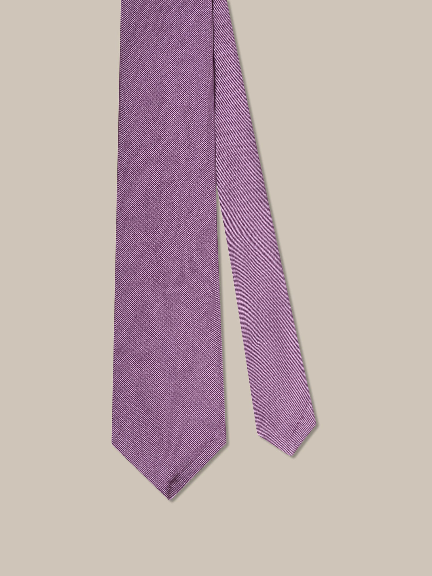 Newman 7 Fold Solid Silk Necktie