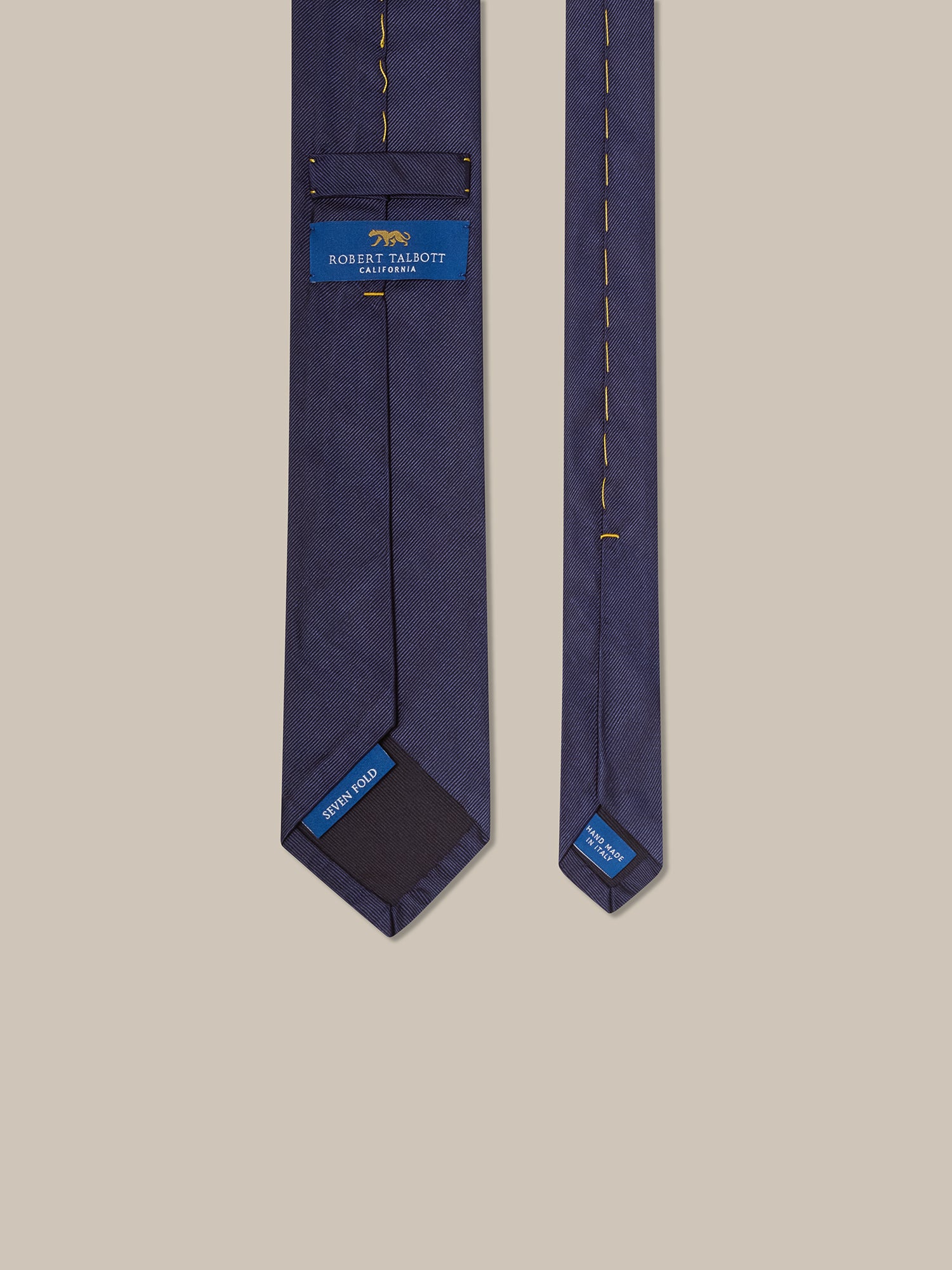 Newman 7 Fold Solid Silk Necktie image