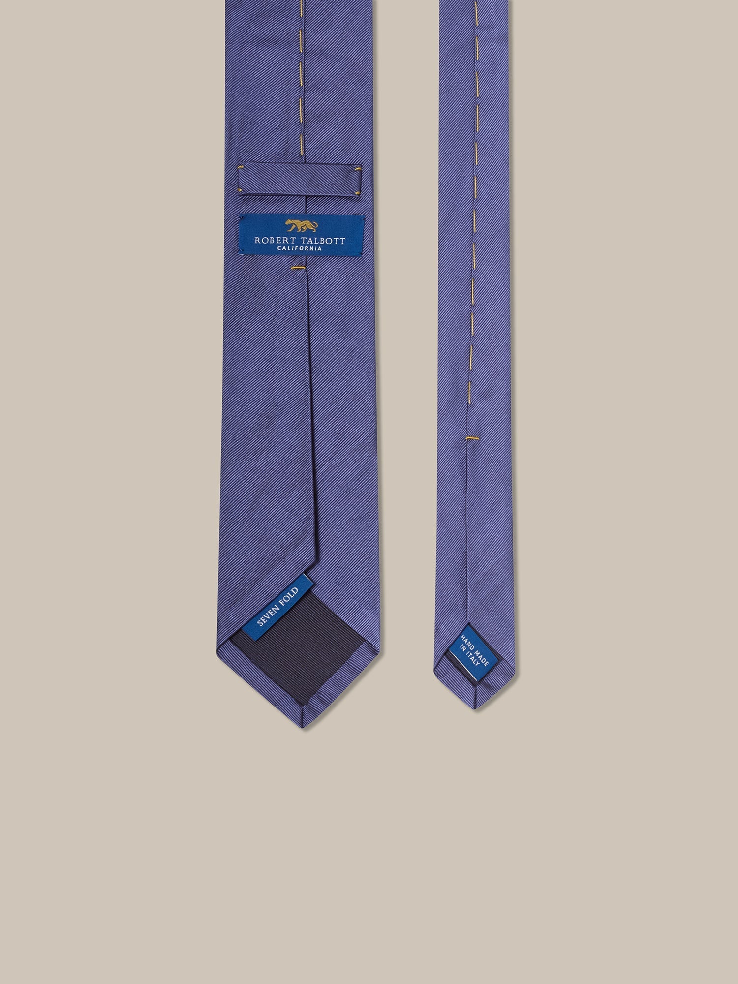 Newman 7 Fold Solid Silk Necktie image