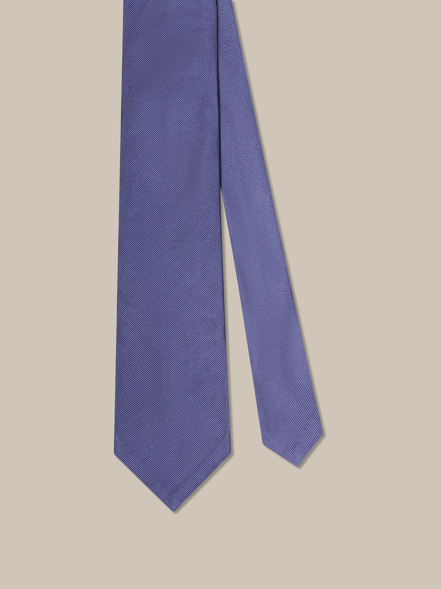 Newman 7 Fold Solid Silk Necktie image