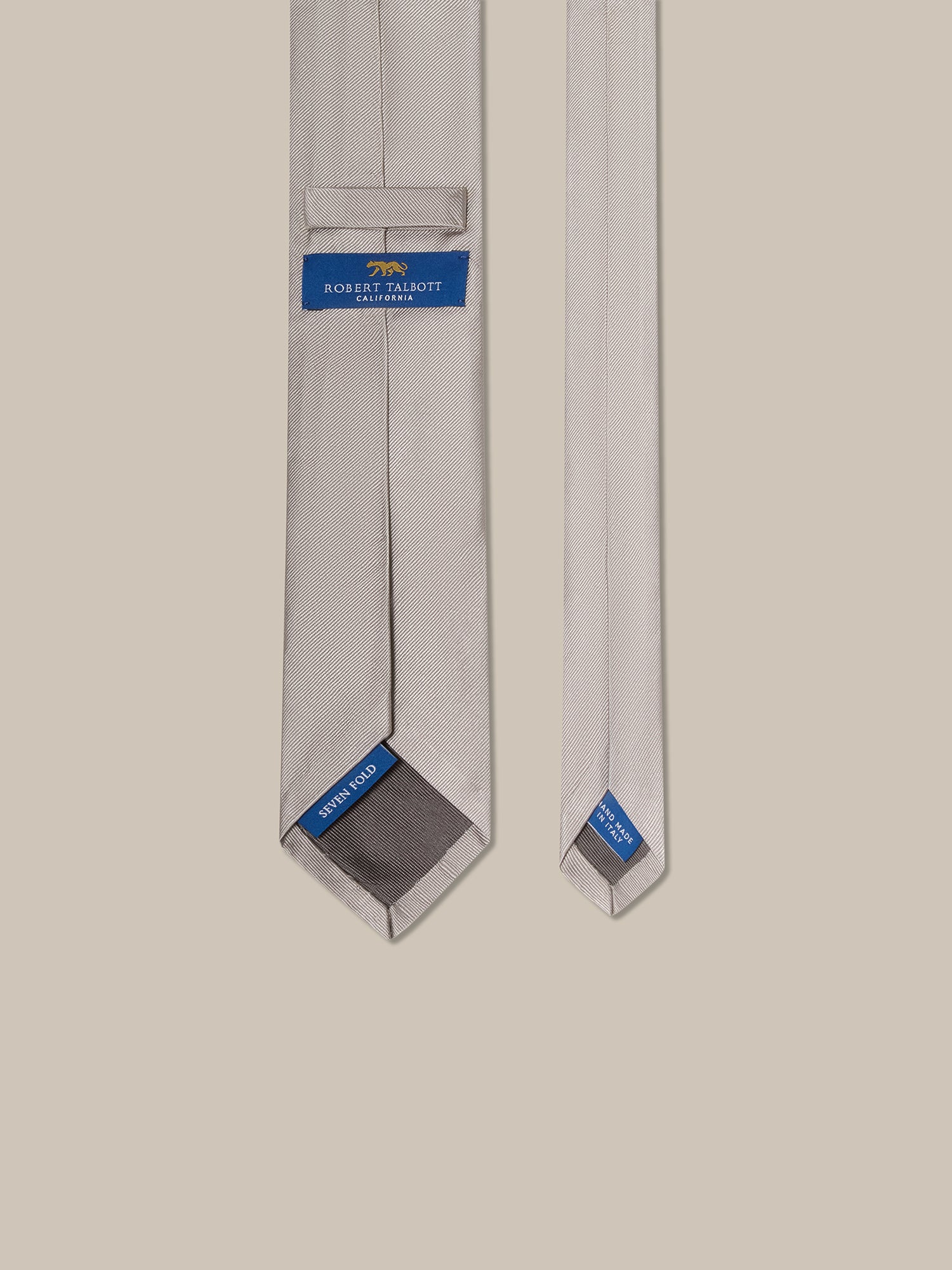 Newman 7 Fold Solid Silk Necktie image