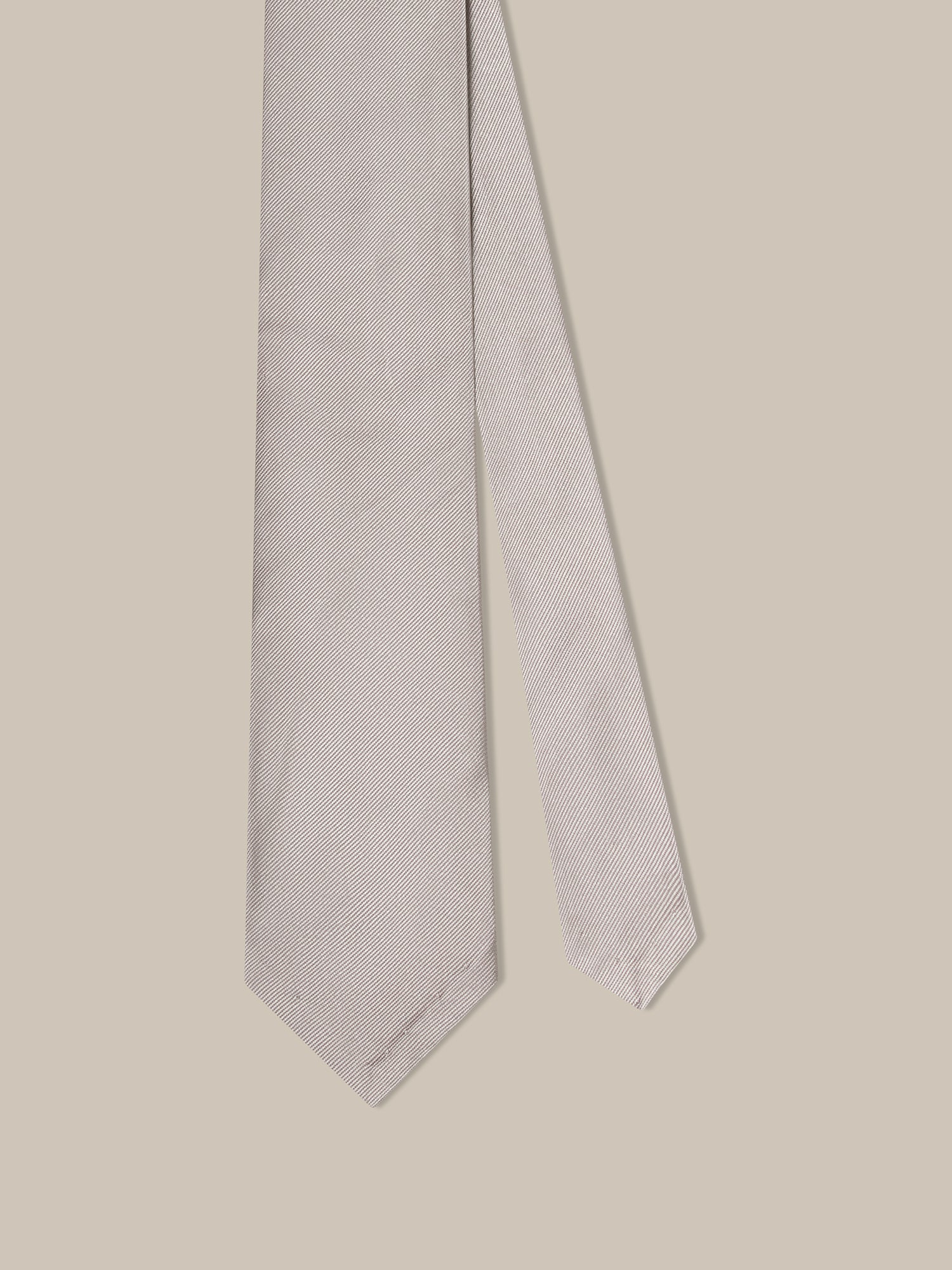 Newman 7 Fold Solid Silk Necktie image