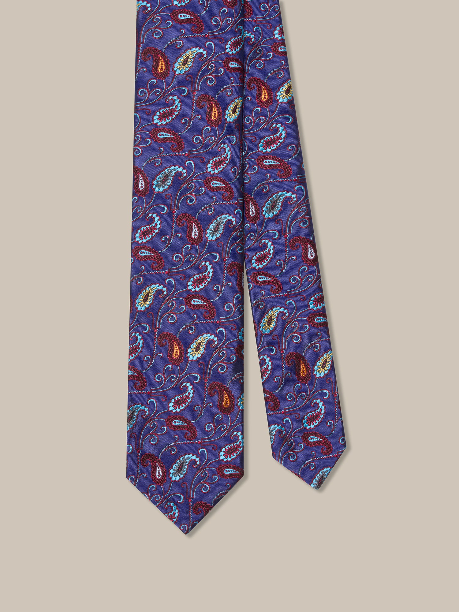 Newman Pine Paisley Necktie