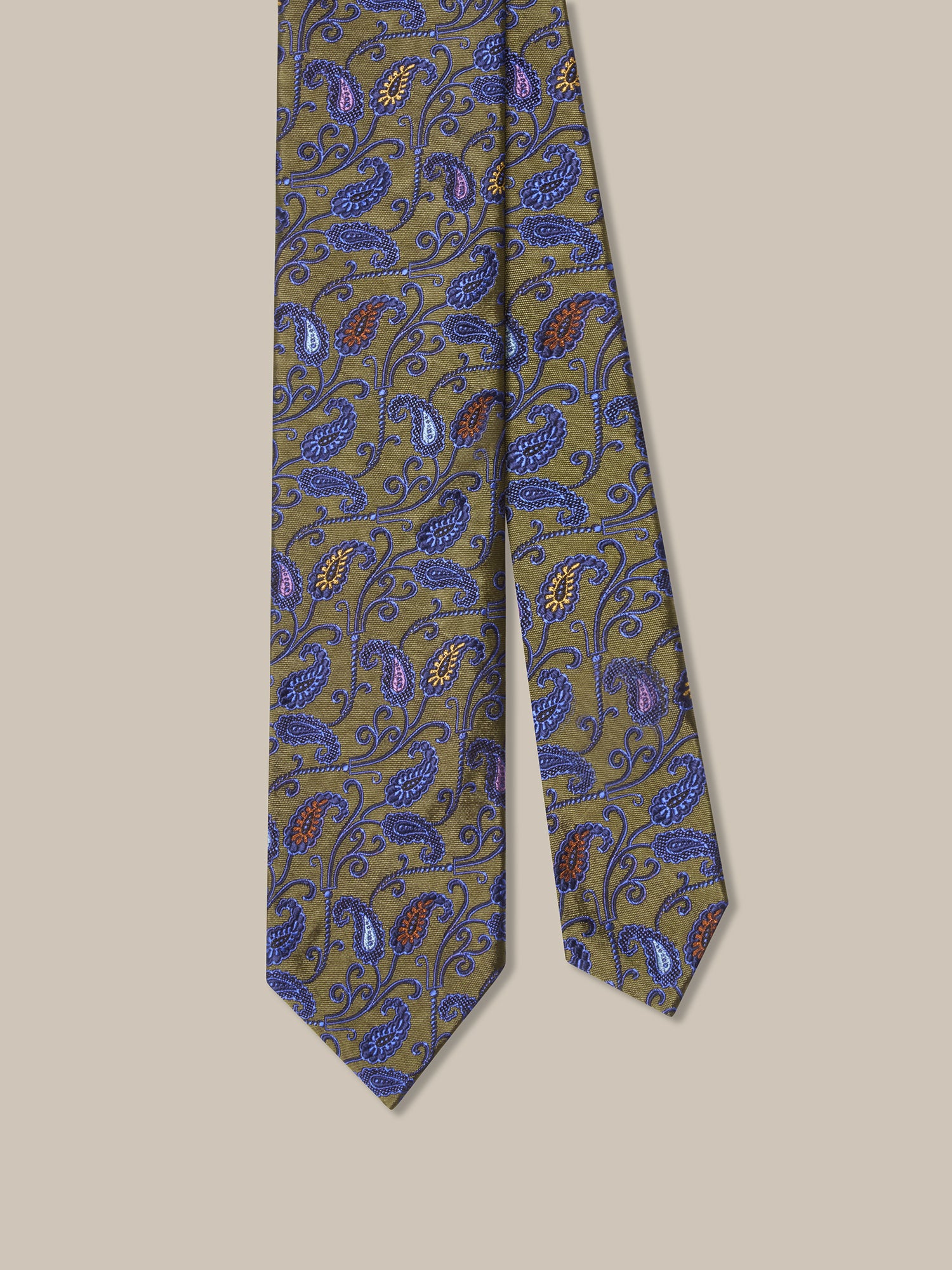 Newman Pine Paisley Necktie