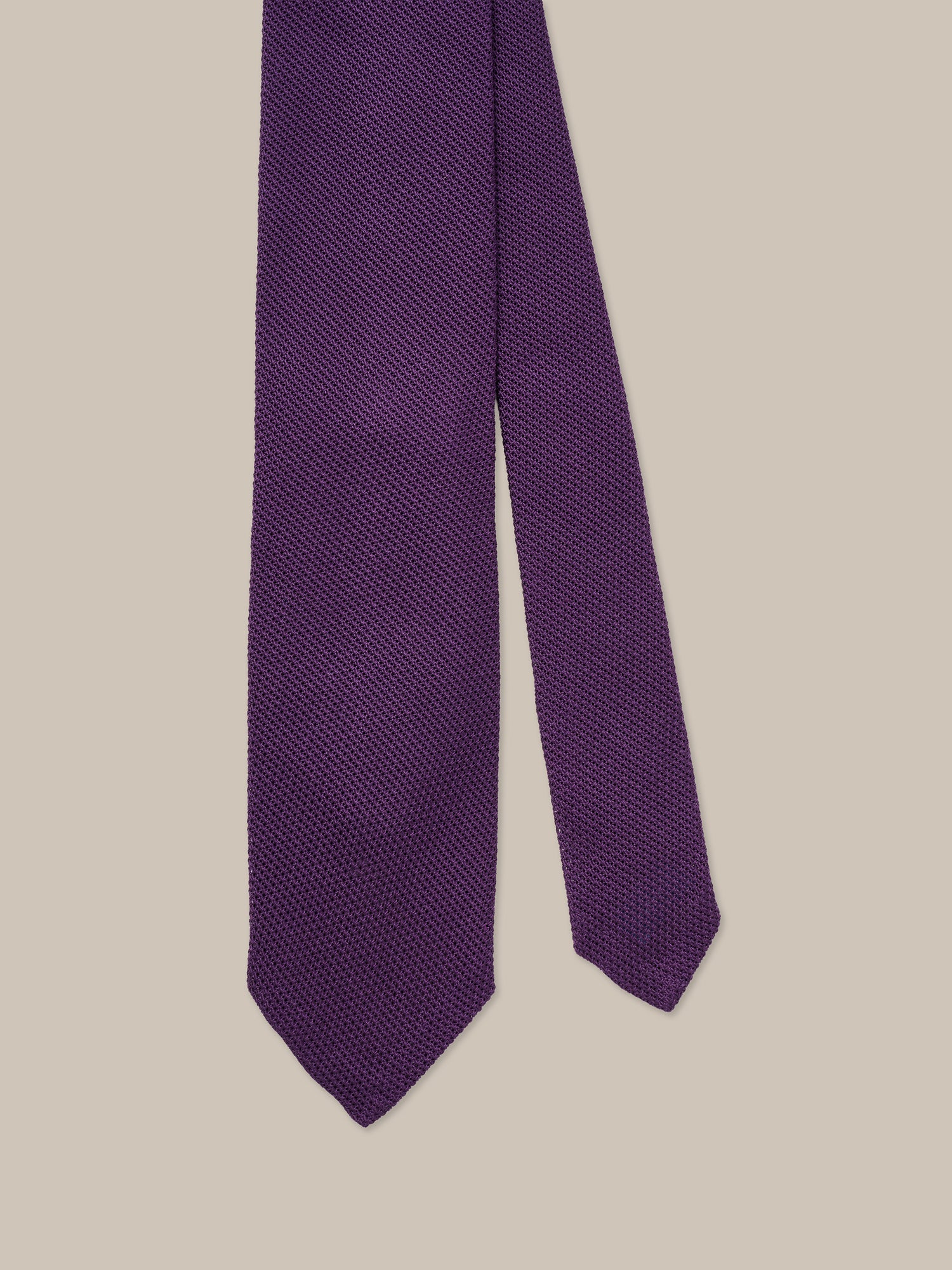 Duvall Solid Grenadine Silk Necktie
