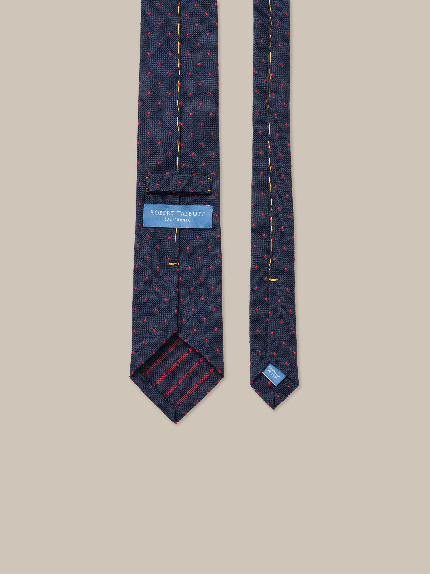 Duvall Spot Grenadine Silk Necktie