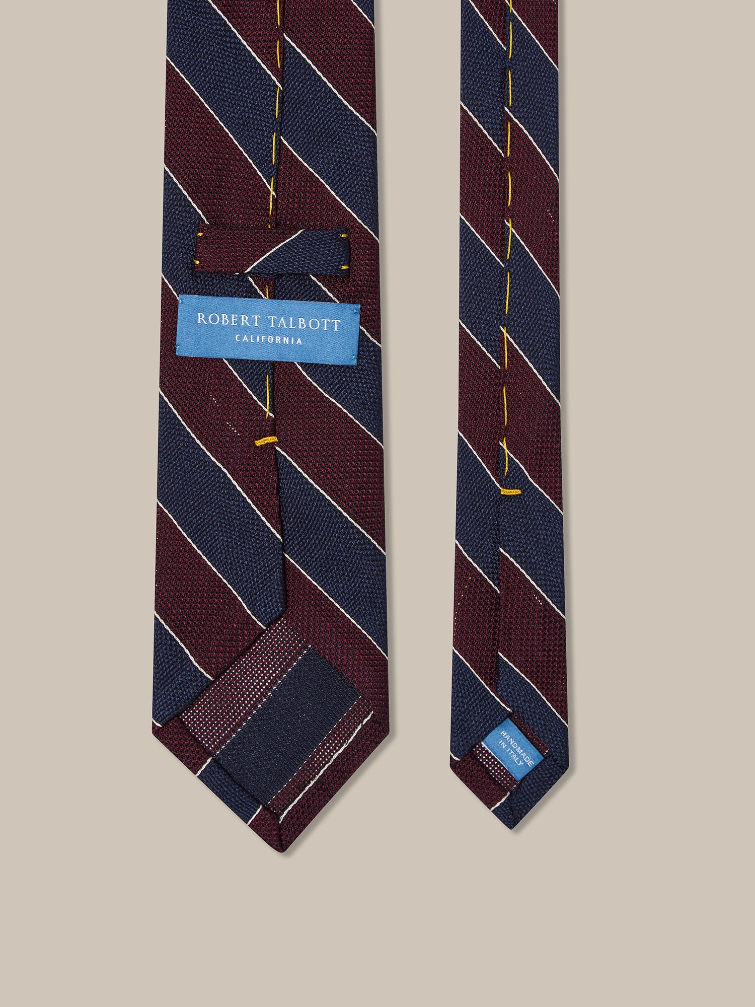 Duvall Grenadine Textured Multi Stripe Necktie