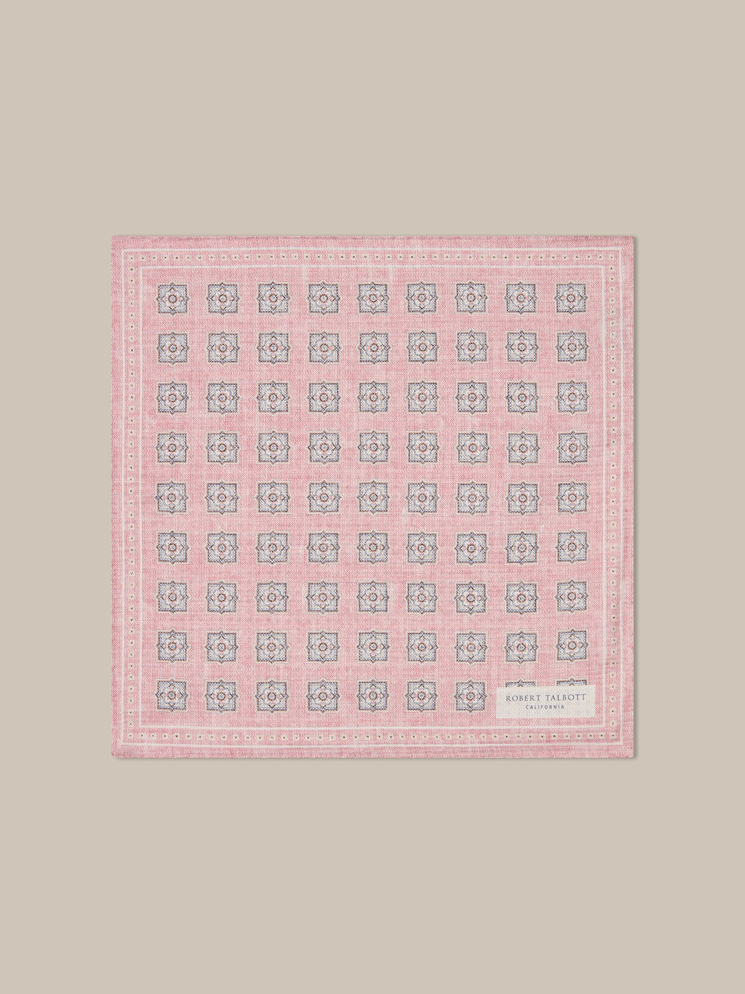 Colton Reversible Neat/Medallion Pocket Square