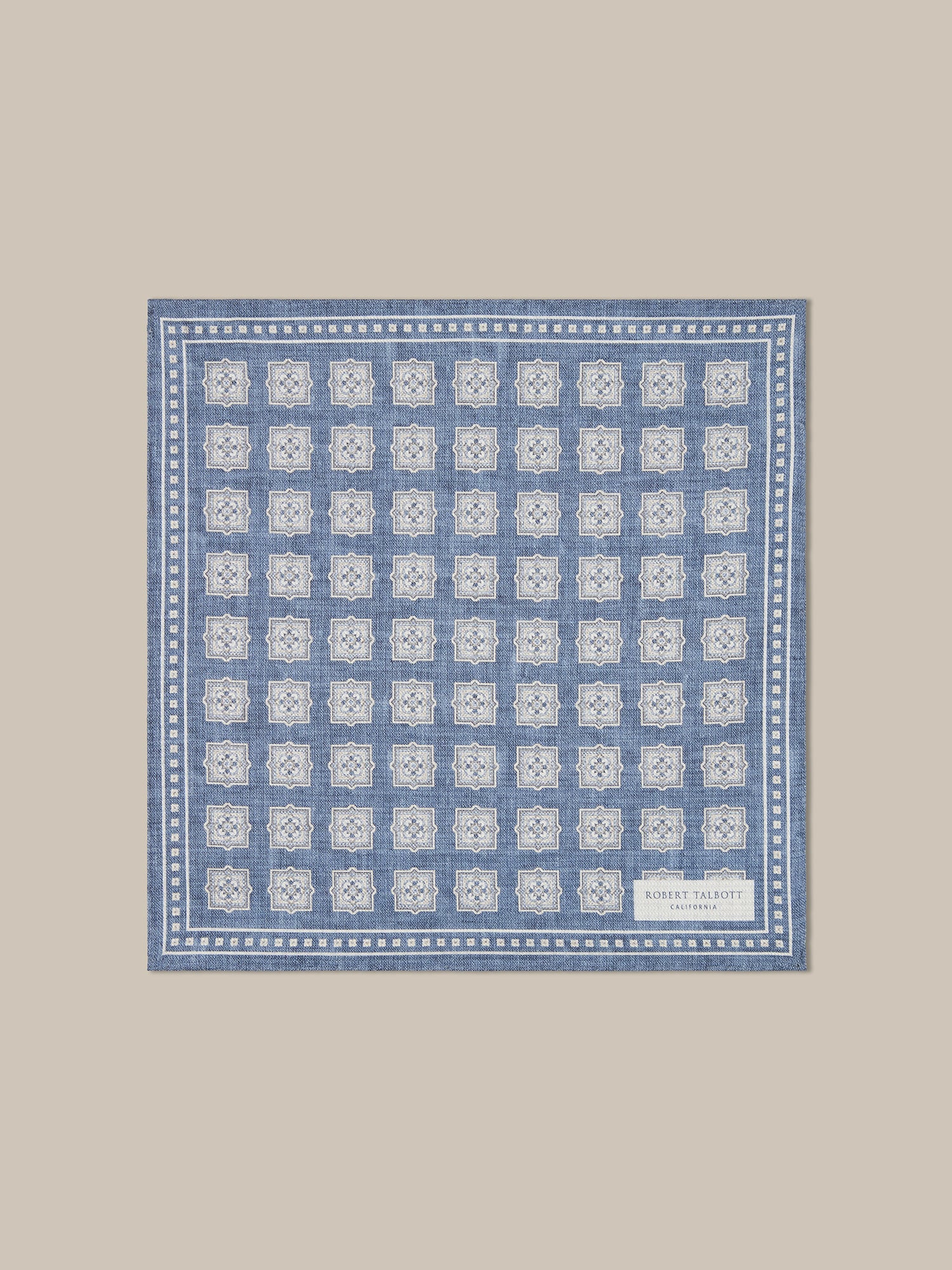 Colton Reversible Neat/Medallion Pocket Square