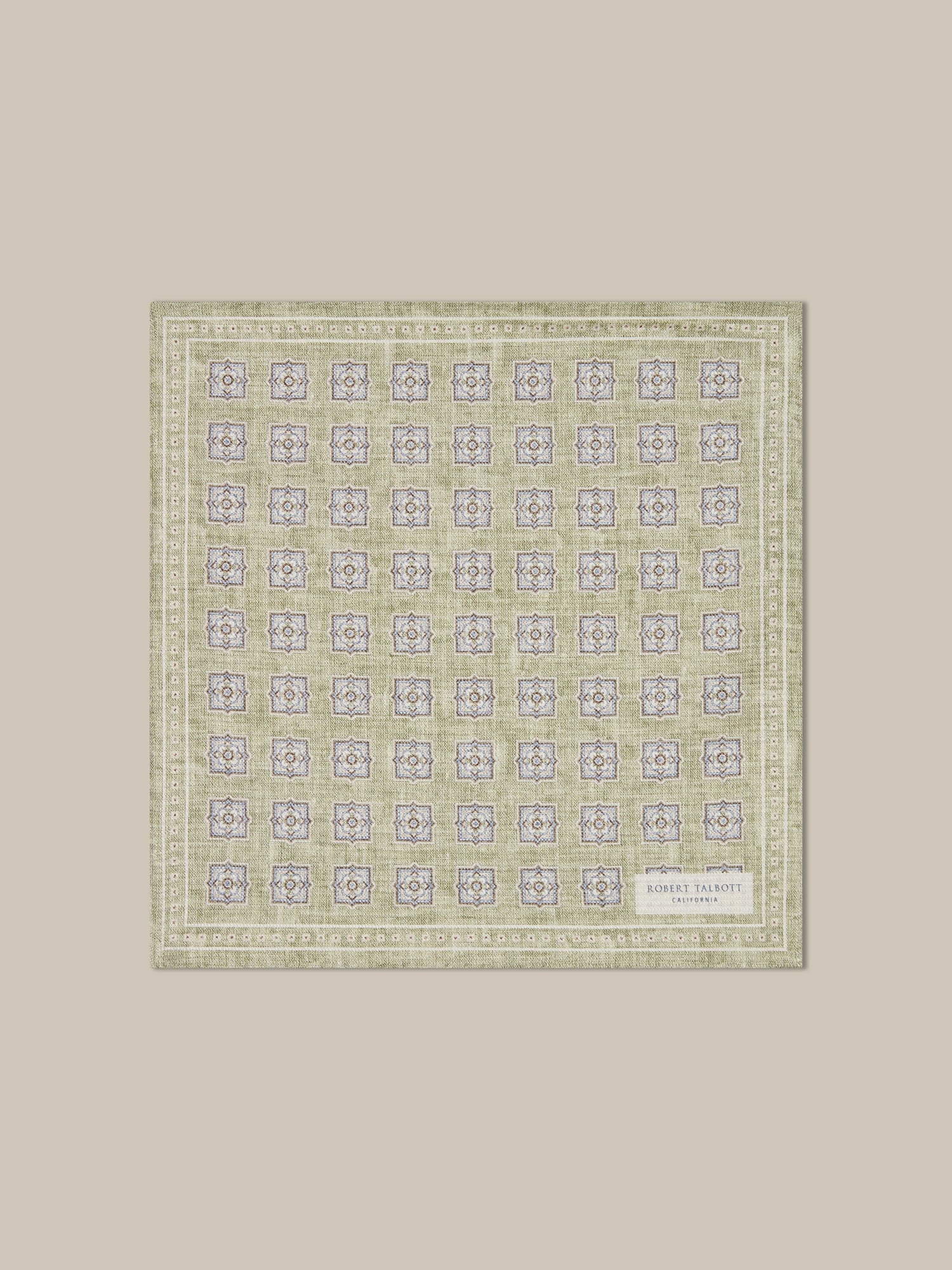 Colton Reversible Neat/Medallion Pocket Square