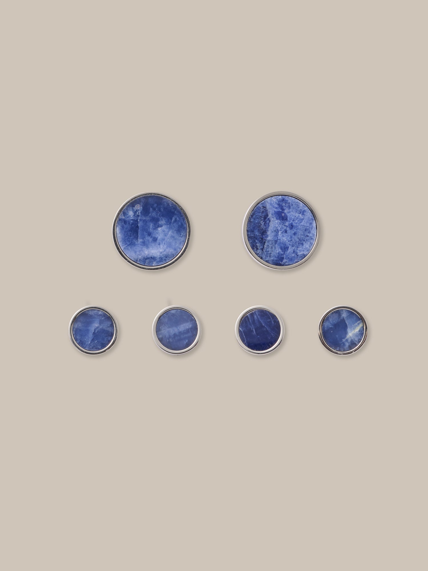 Edwards Round Cufflink and Stud Set