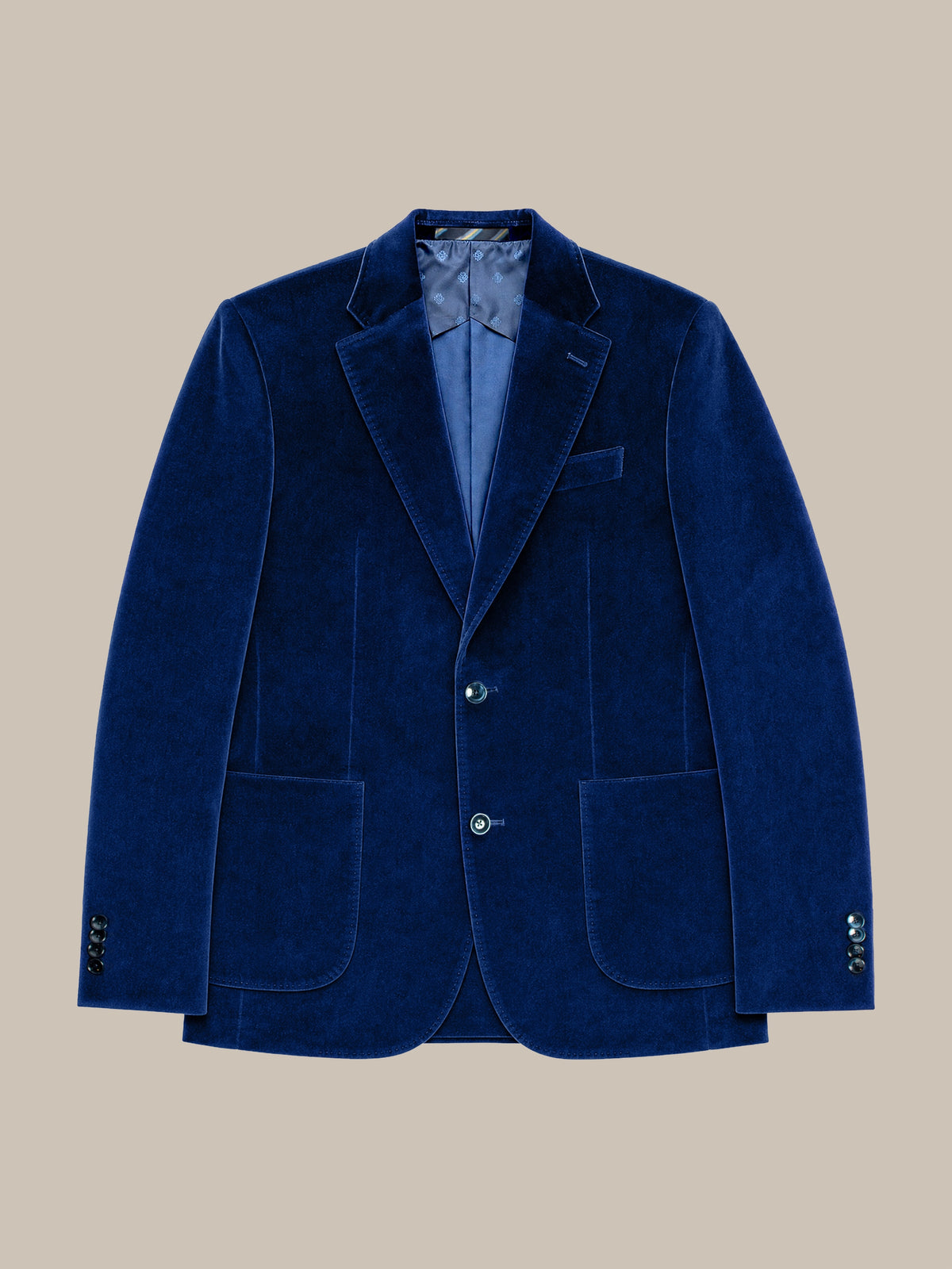 Wright Cotton Stretch Velvet Blazer