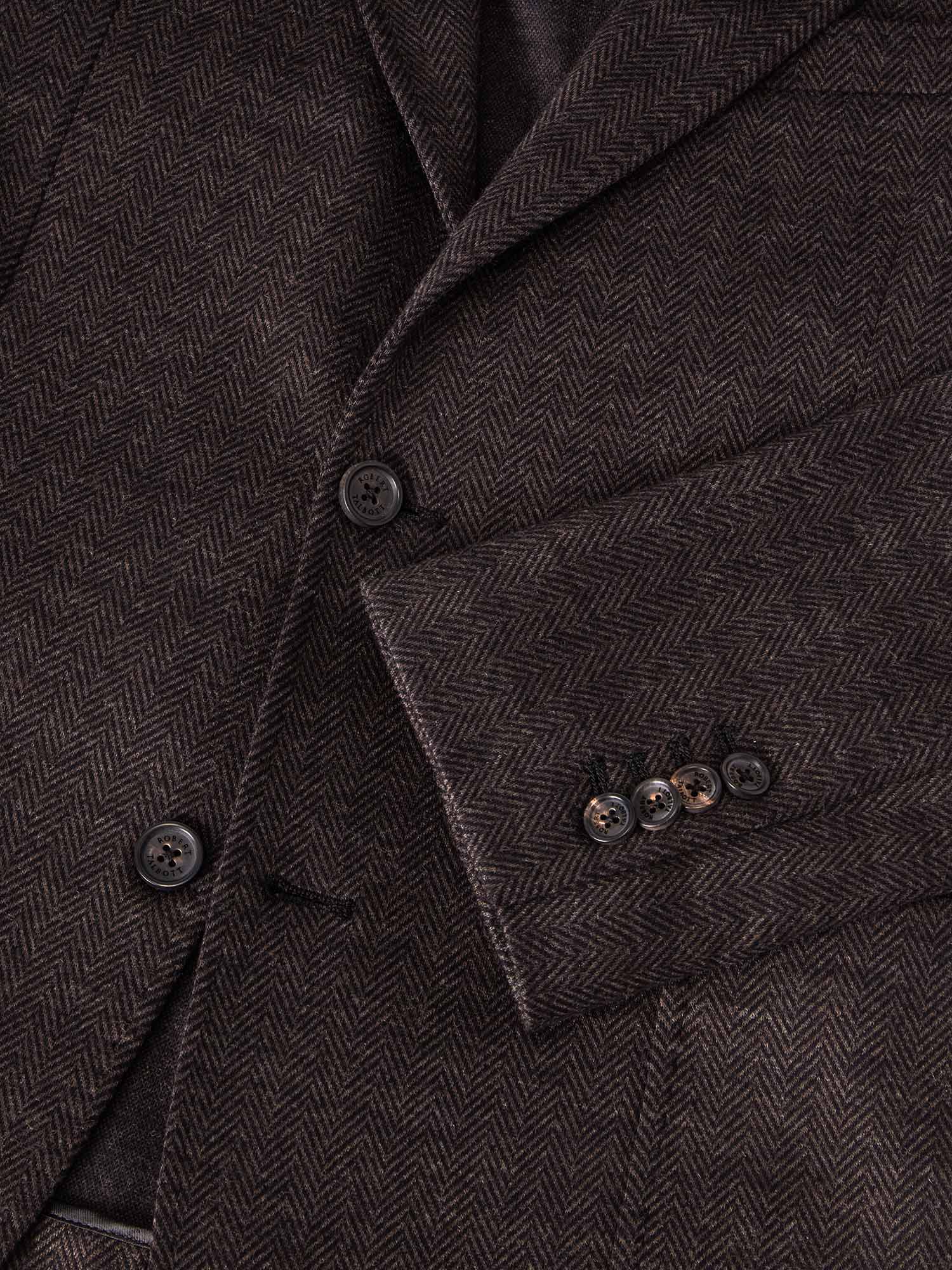 Wright Houndstooth Flannel Knit Blazer