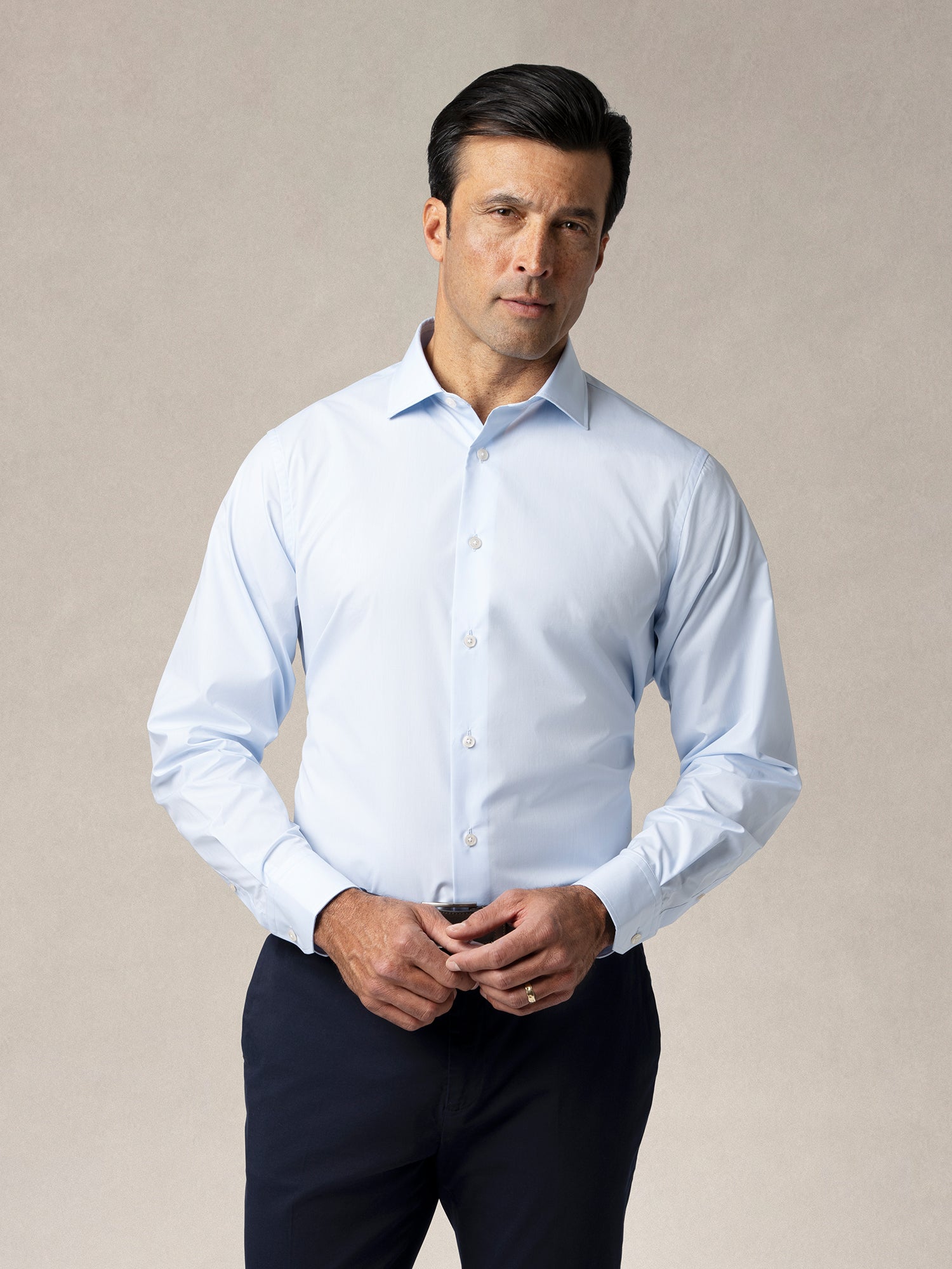 Reynolds Light Weight Poplin Shirt in Classic fit