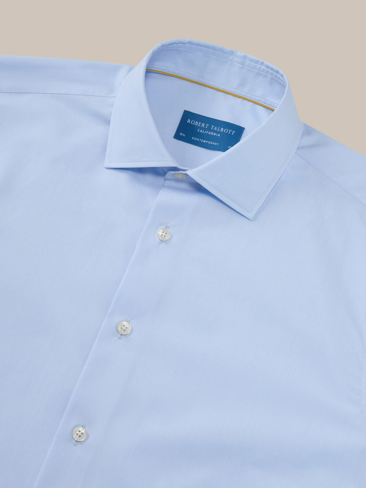 Reynolds Light Weight Poplin Shirt in Contemporary Fit
