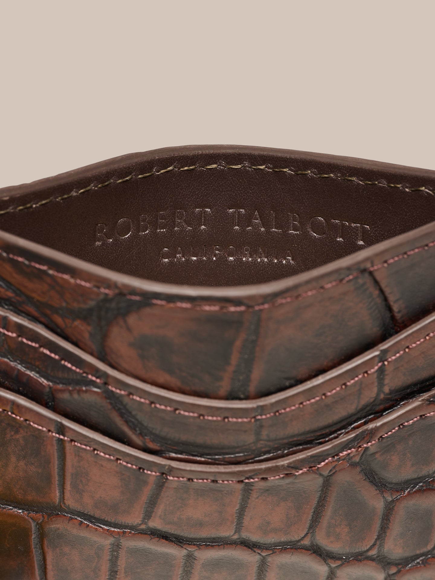 Lucas Alligator Card Case