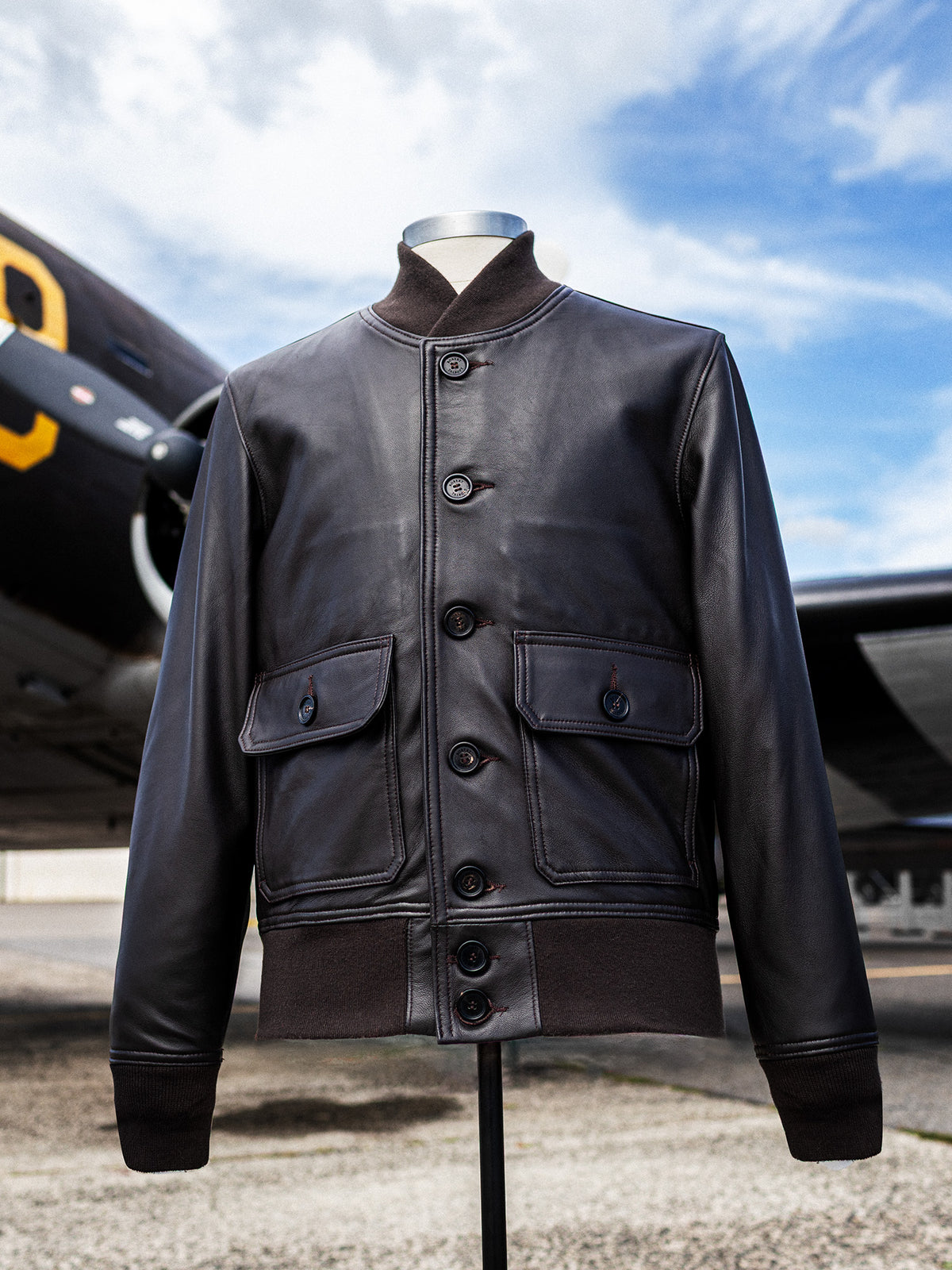 Maverick A1 Leather Jacket image