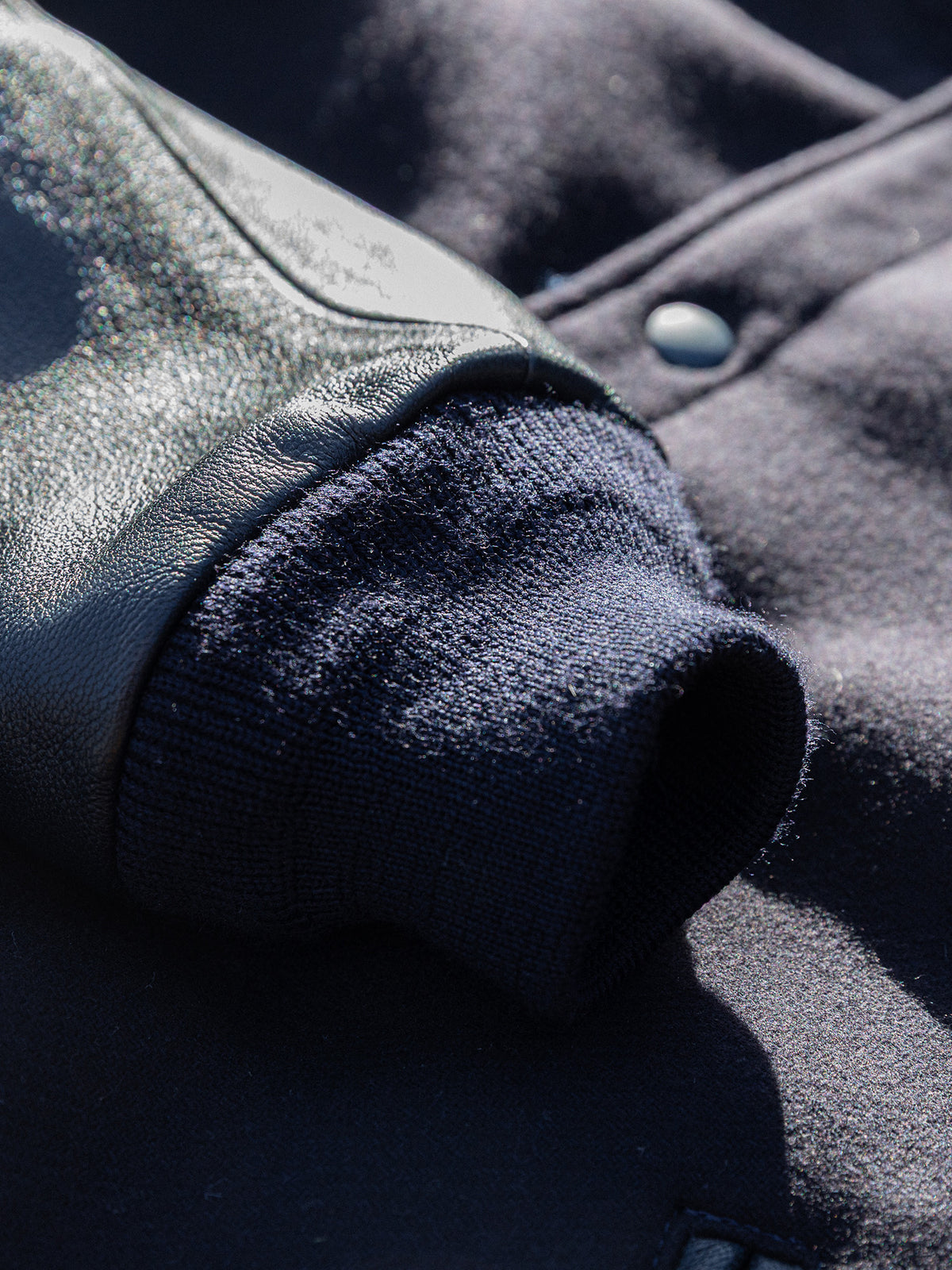 Captain Wool and Leather Varsity Jacket image