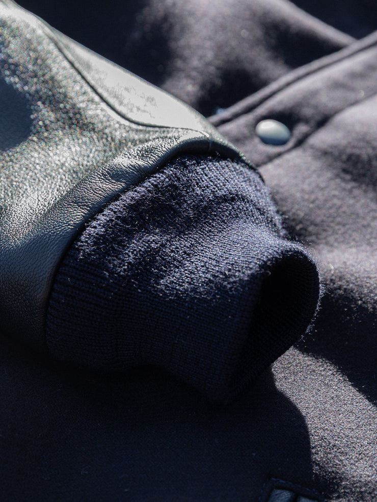 Captain Wool and Leather Varsity Jacket