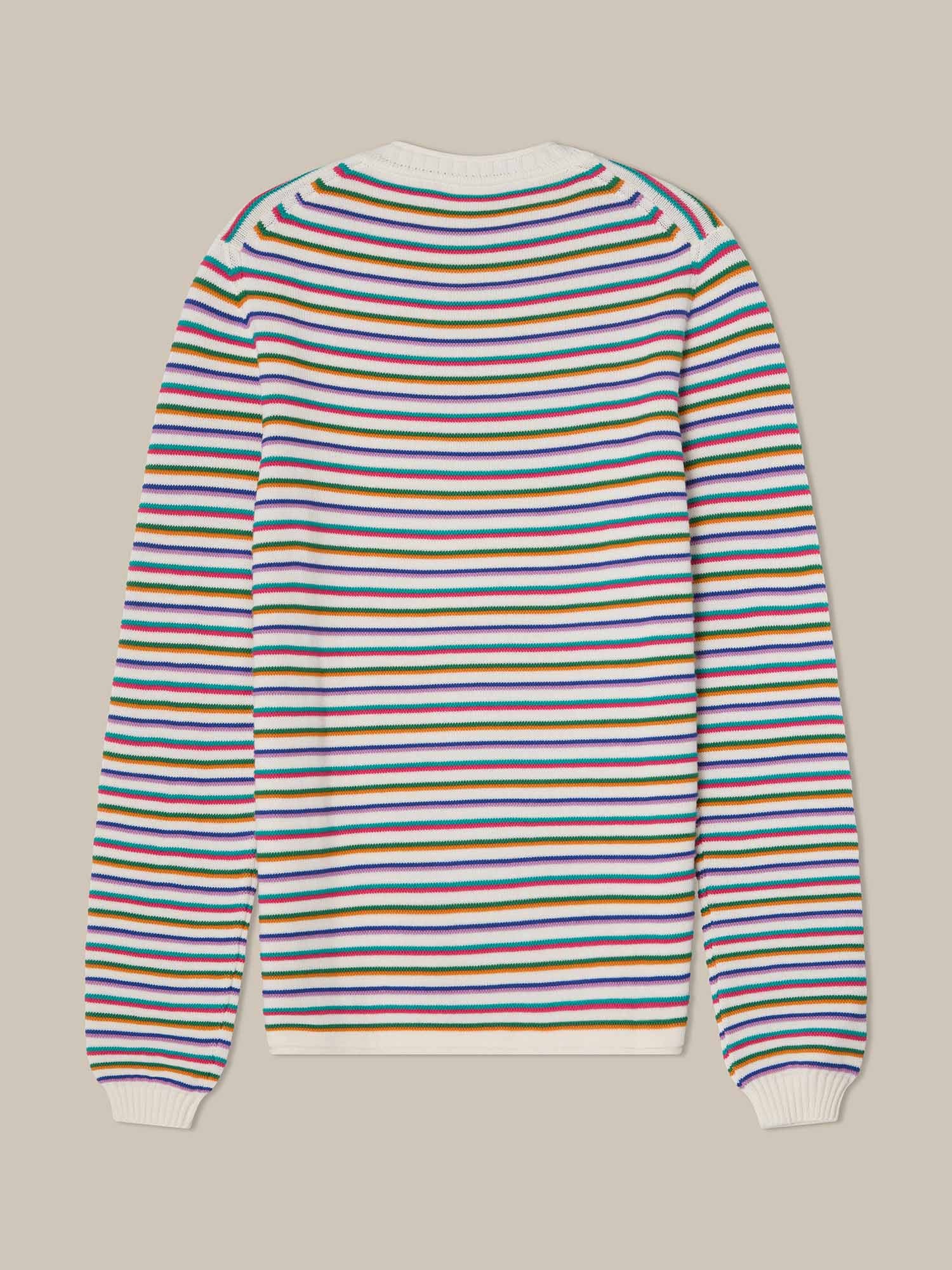 Hilton Multi Stripe Rollneck Sweater