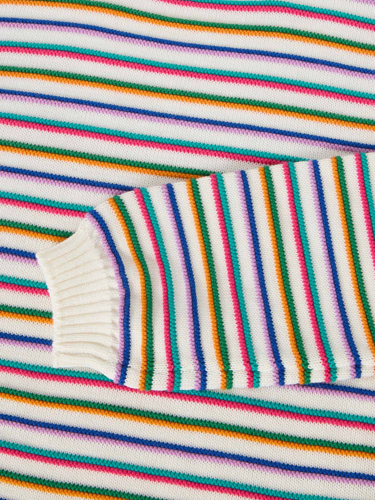 Hilton Multi Stripe Rollneck Sweater