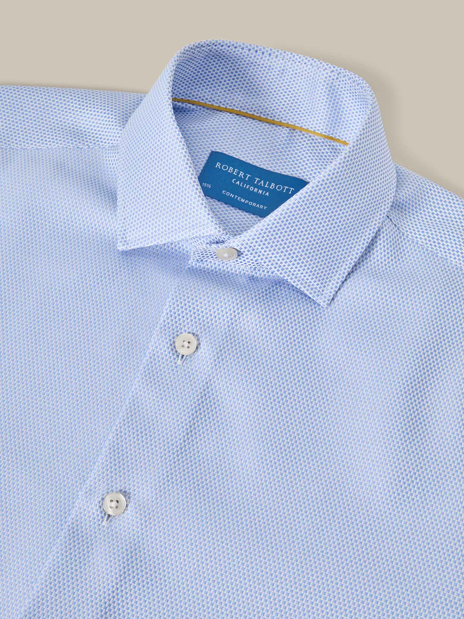 Reynolds Hopsack Shirt in Classic Fit