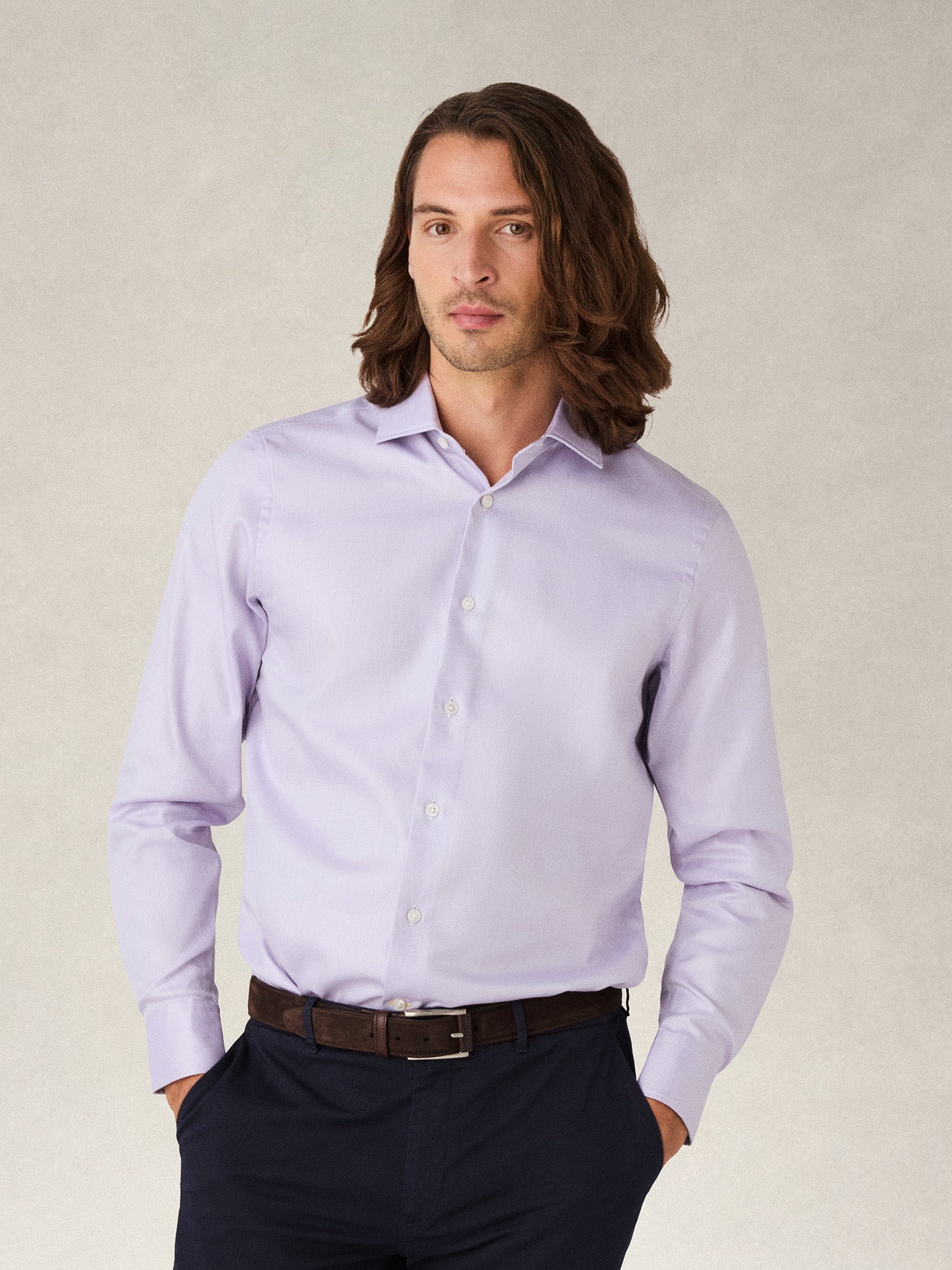 Reynolds Double Twill Shirt in Contemporary fit