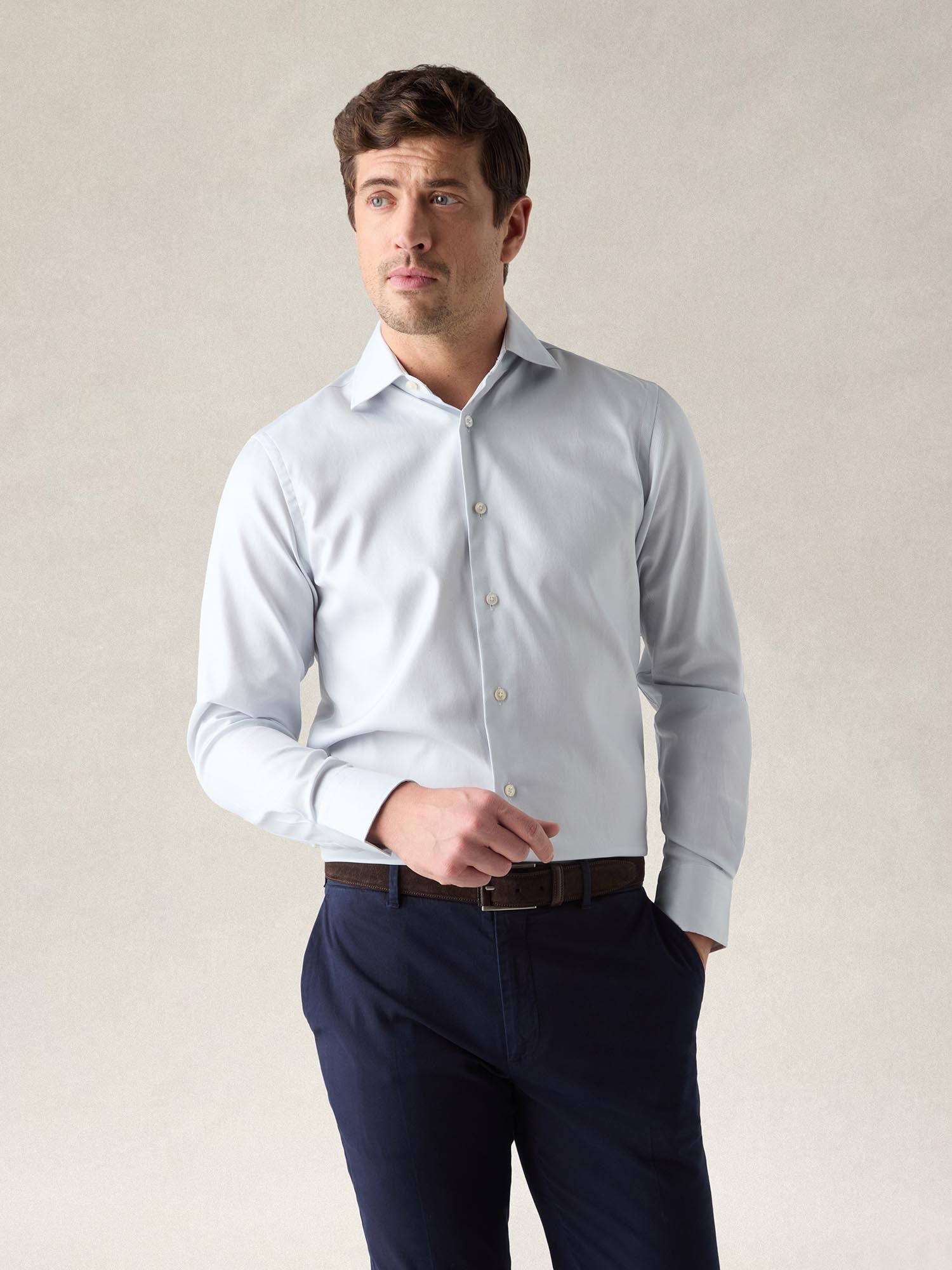 Reynolds Double Twill Shirt in Contemporary fit