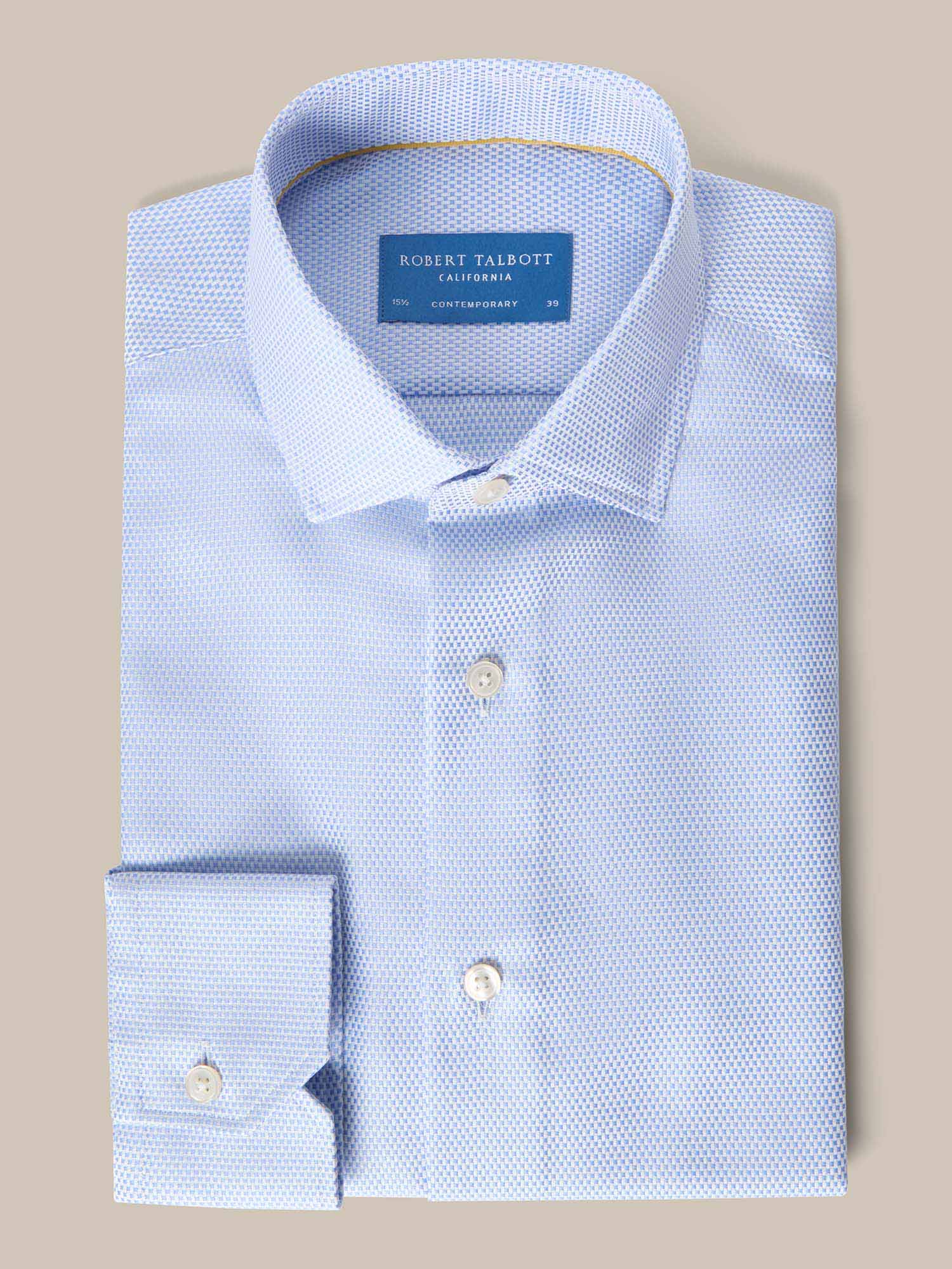 Reynolds Hopsack Shirt in Classic Fit
