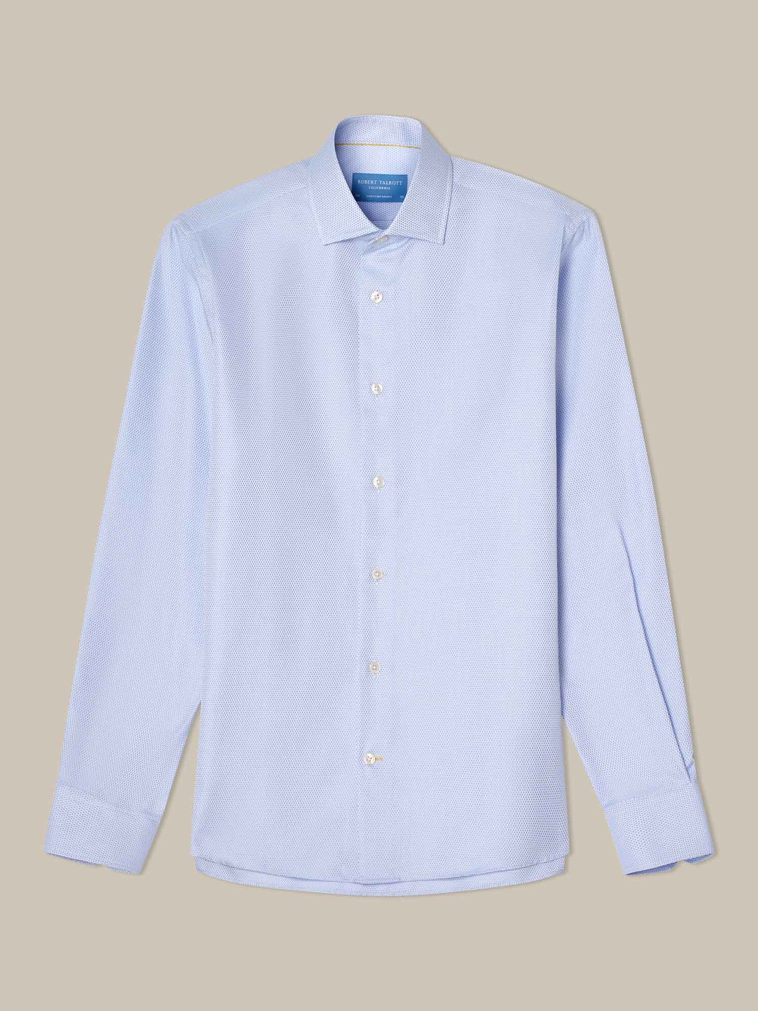 Reynolds Hopsack Shirt in Classic Fit