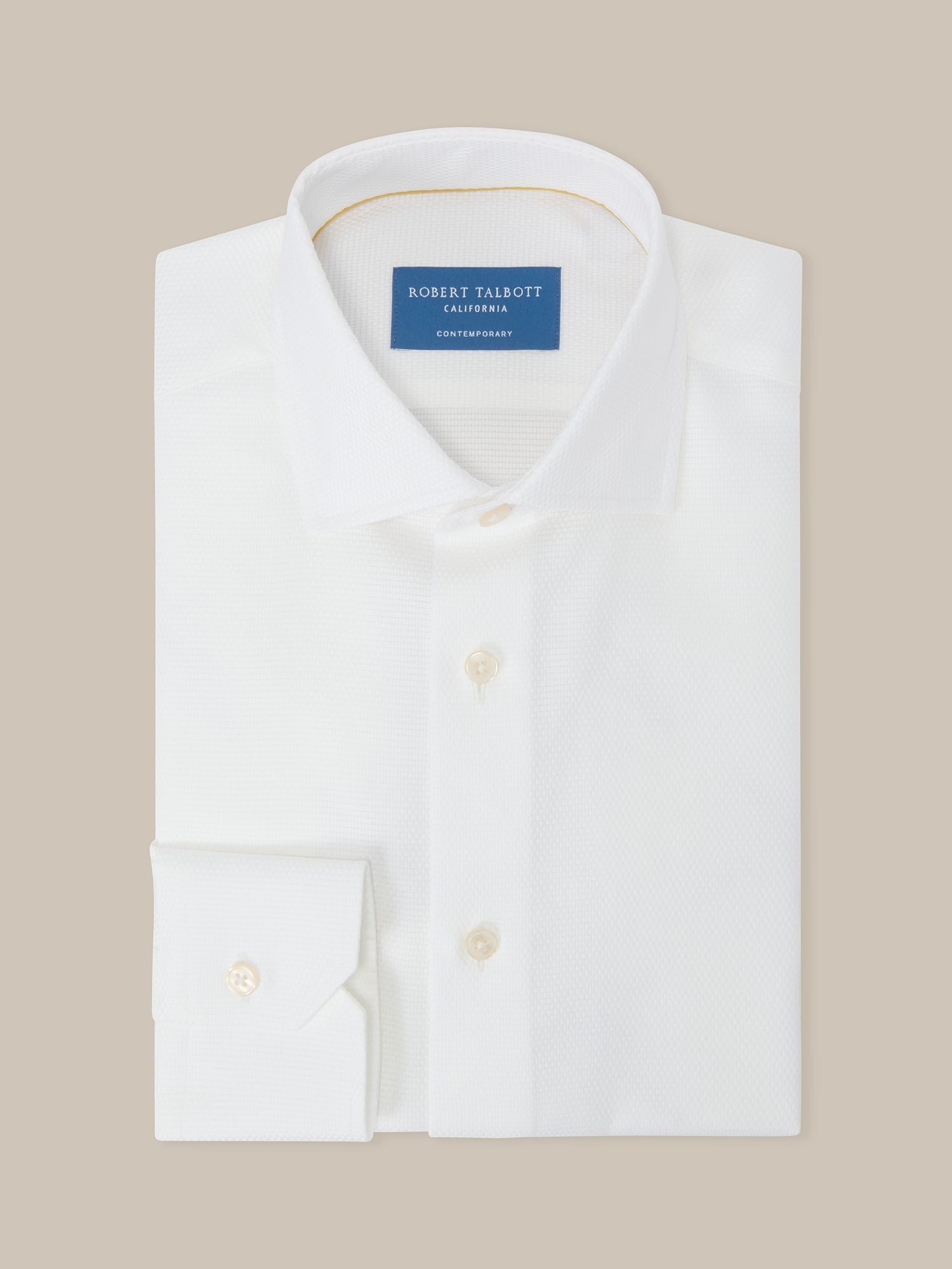 Reynolds Hopsack Shirt in Contemporary fit