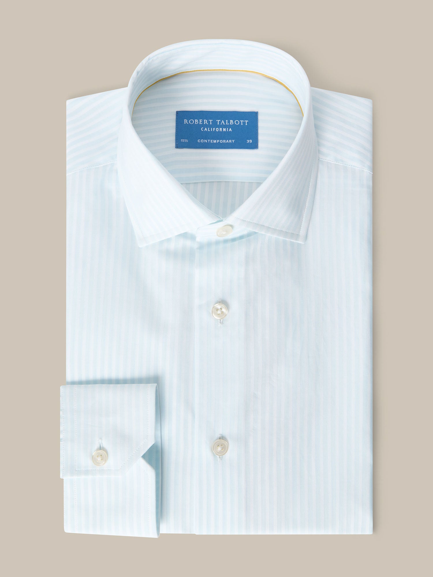 Reynolds Dobby Stripe Shirt in Contemporary fit