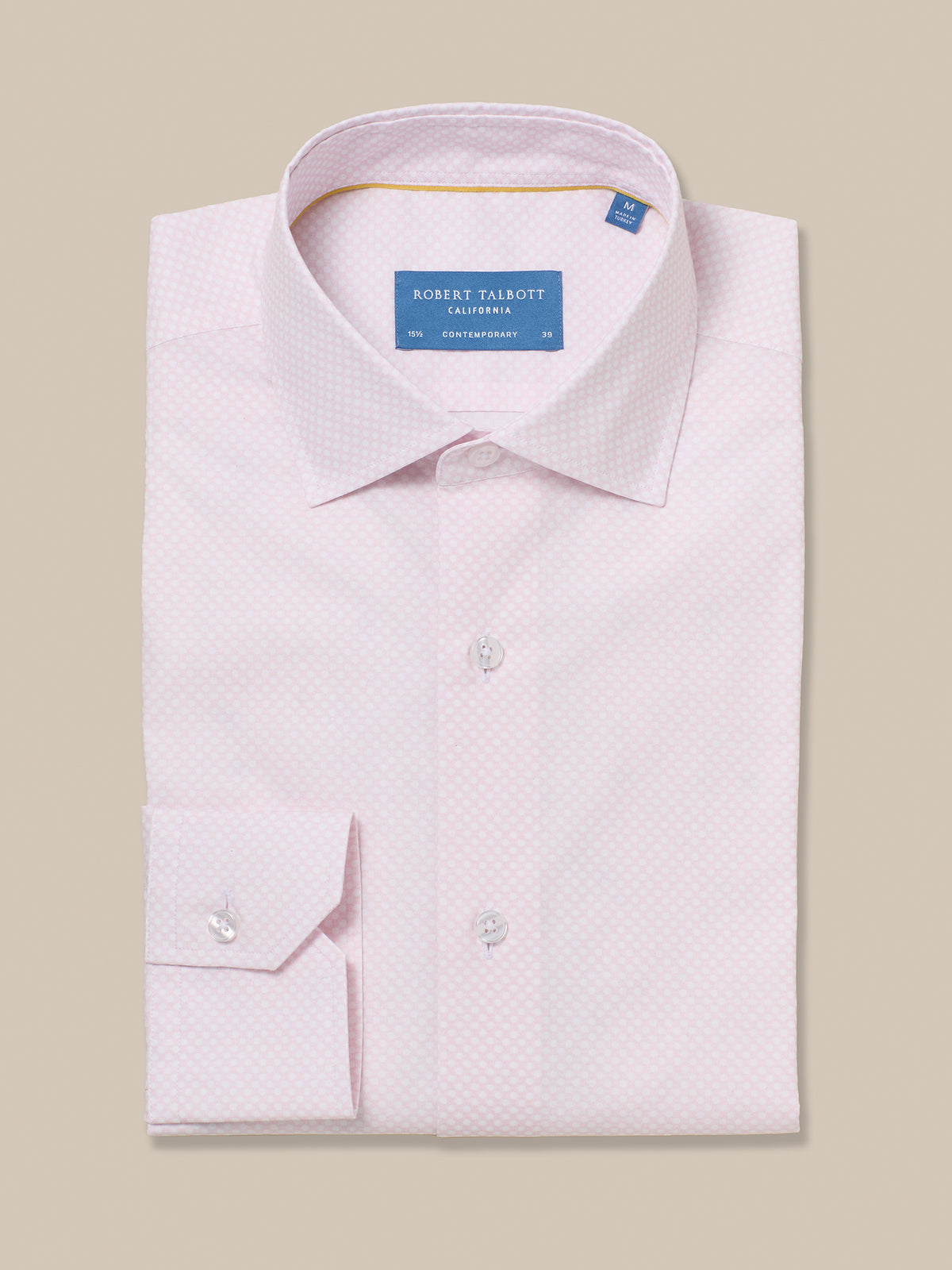 Proper Cloth Hidden Button Down Italian Made Men's Dress Shirts