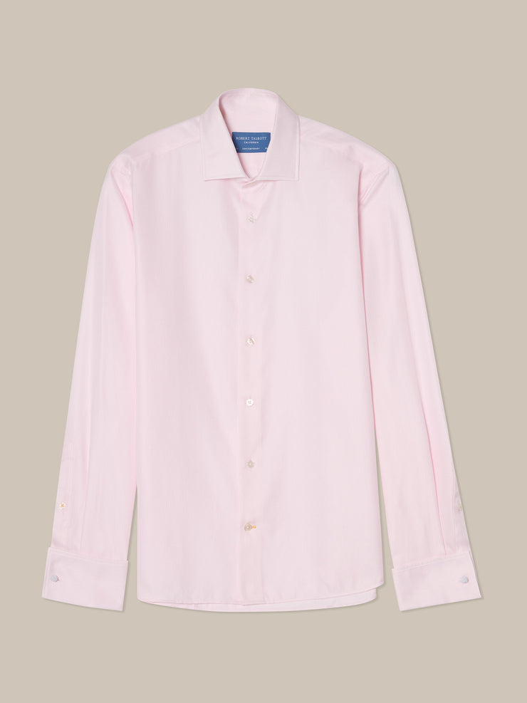 Reynolds French Cuff Herringbone Shirt