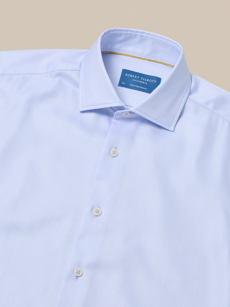 Reynolds French Cuff Herringbone Shirt