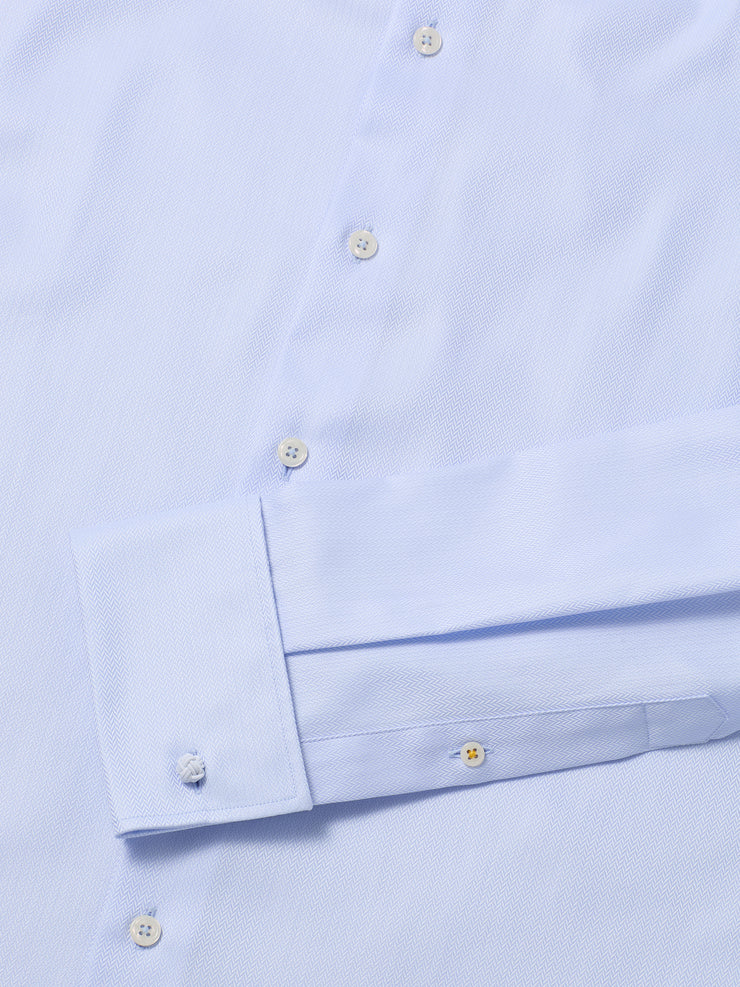 Reynolds French Cuff Herringbone Shirt